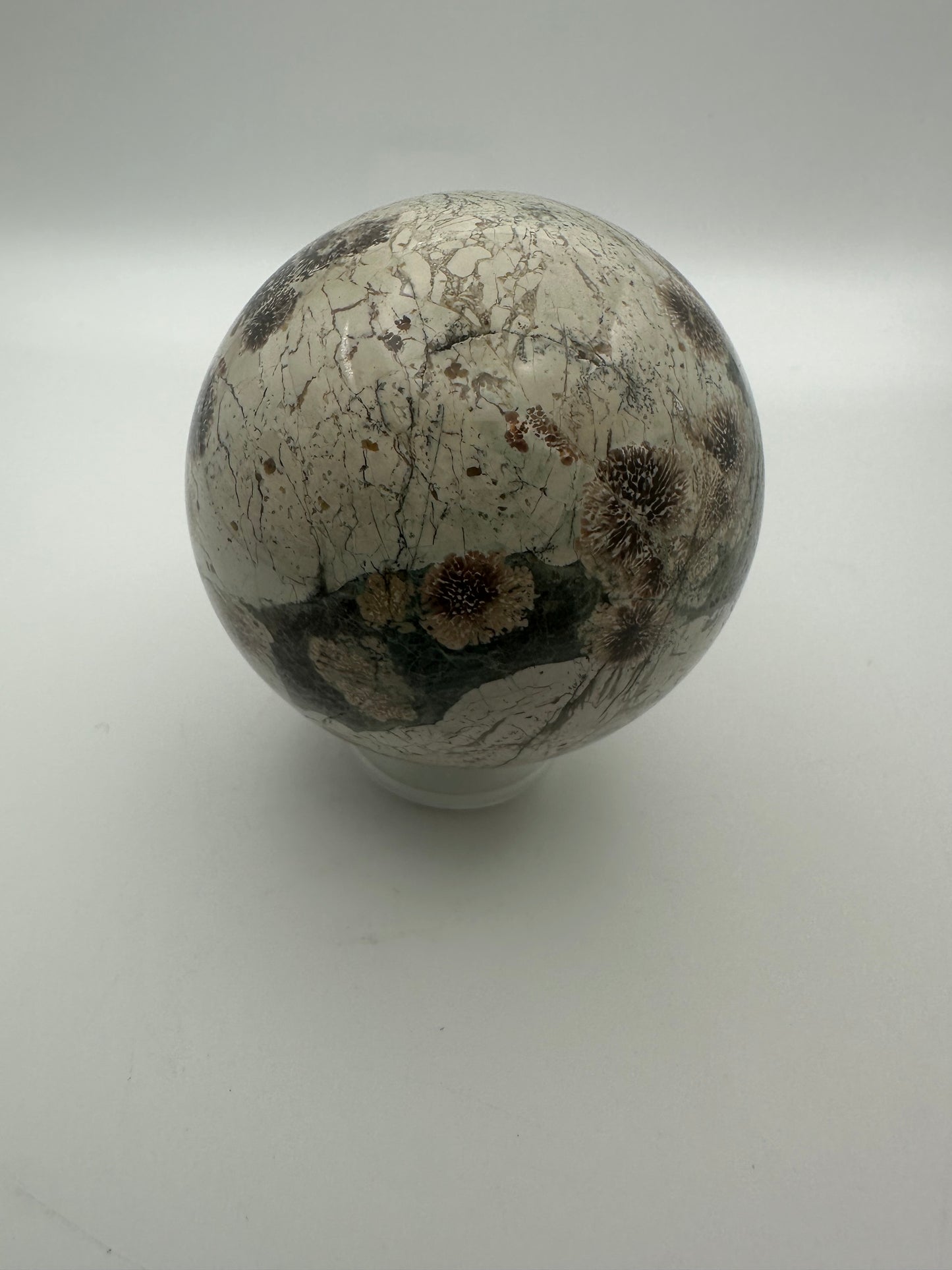 Russian Flower Agate Sphere