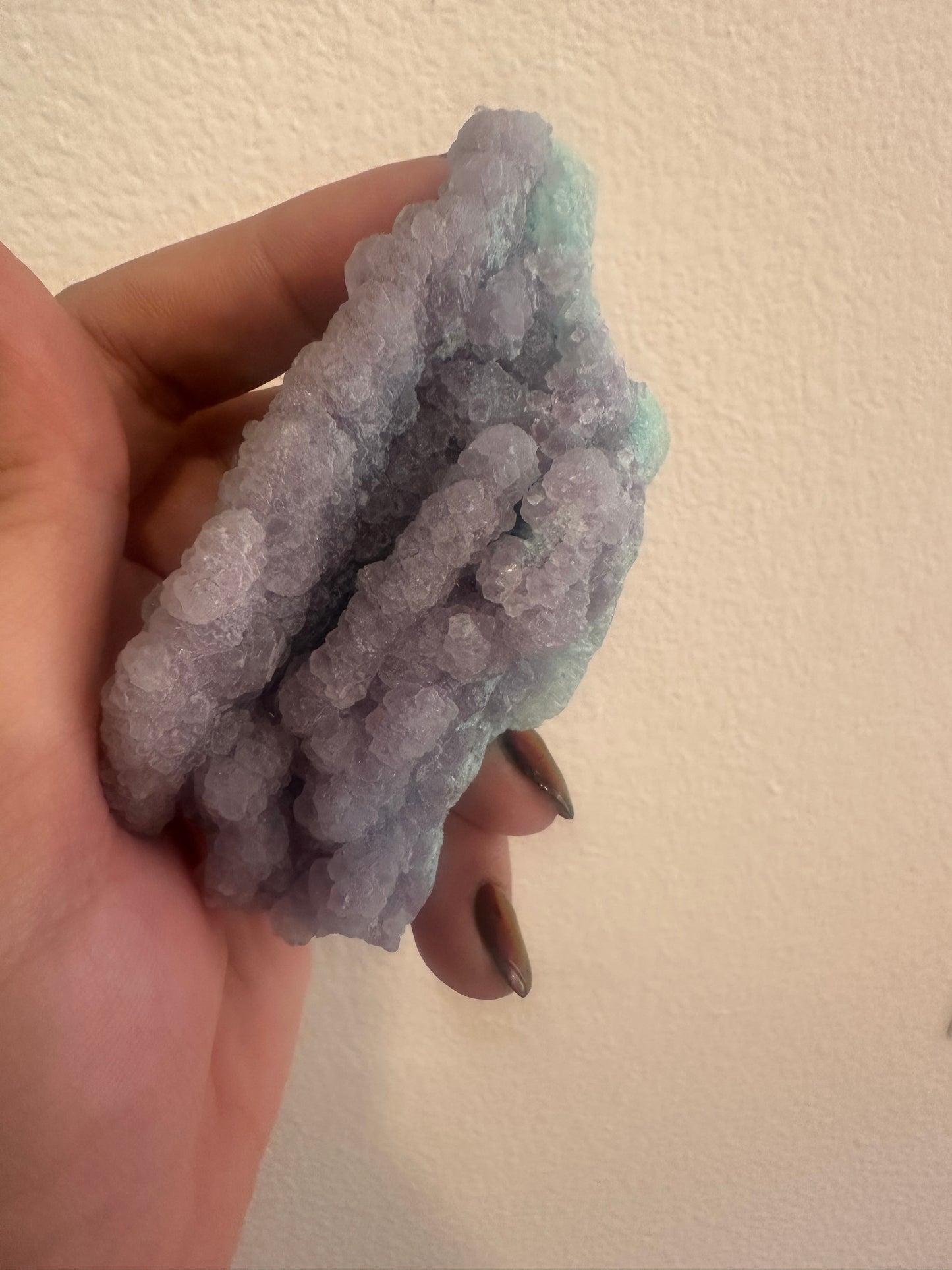 Purple Fluorite/ Blue Aragonite Specimen