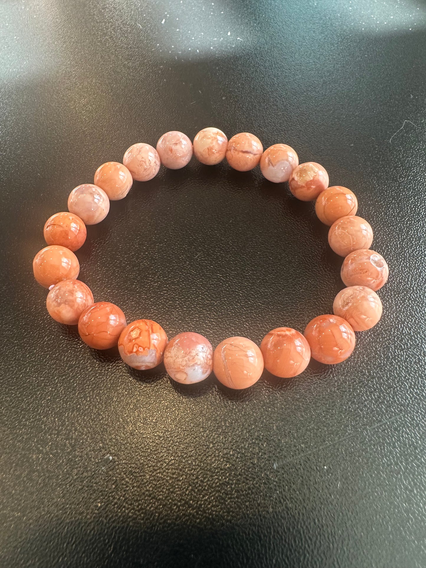 Cotton Candy Agate Bracelet