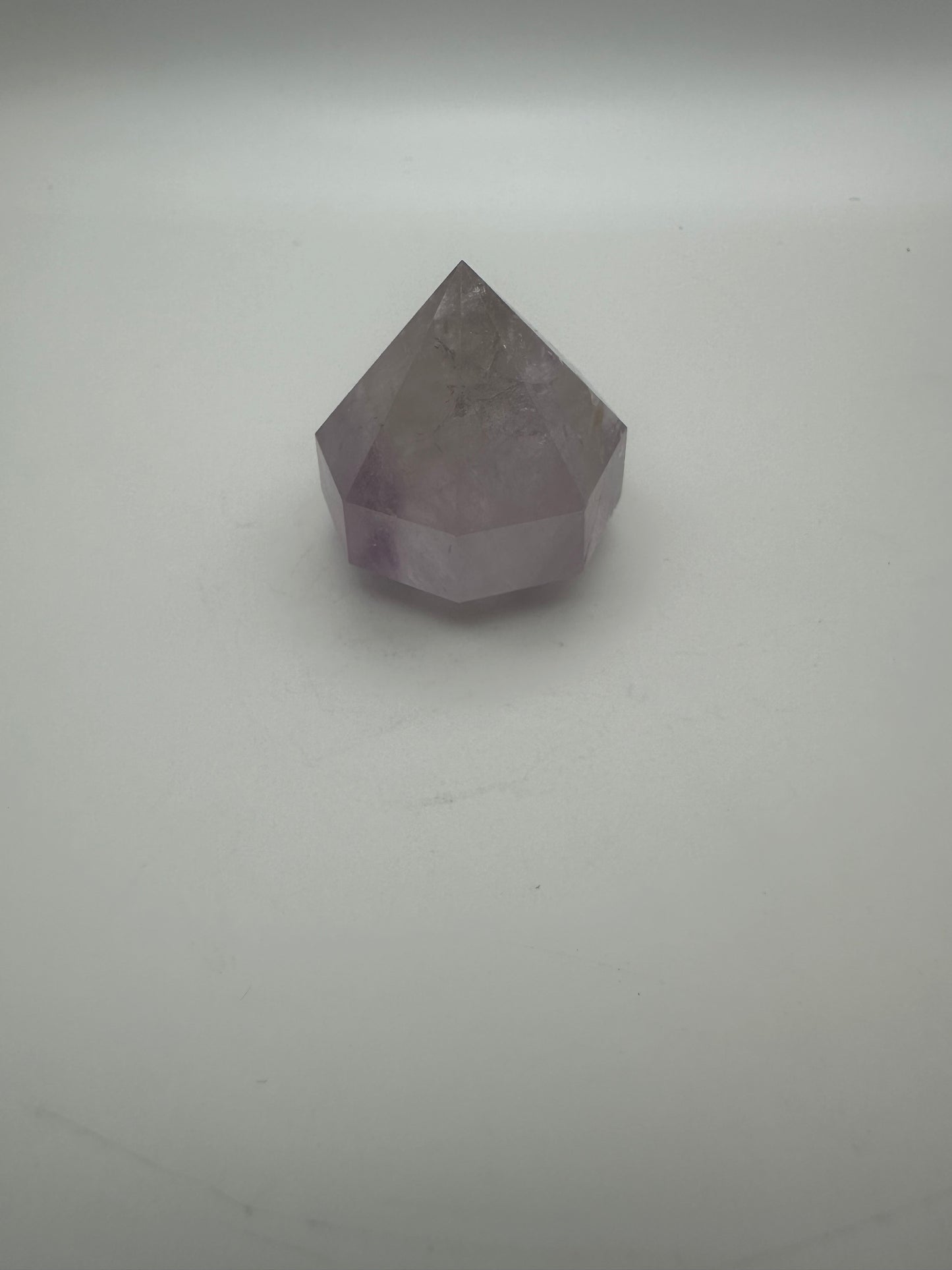 Amethyst Diamond Carving