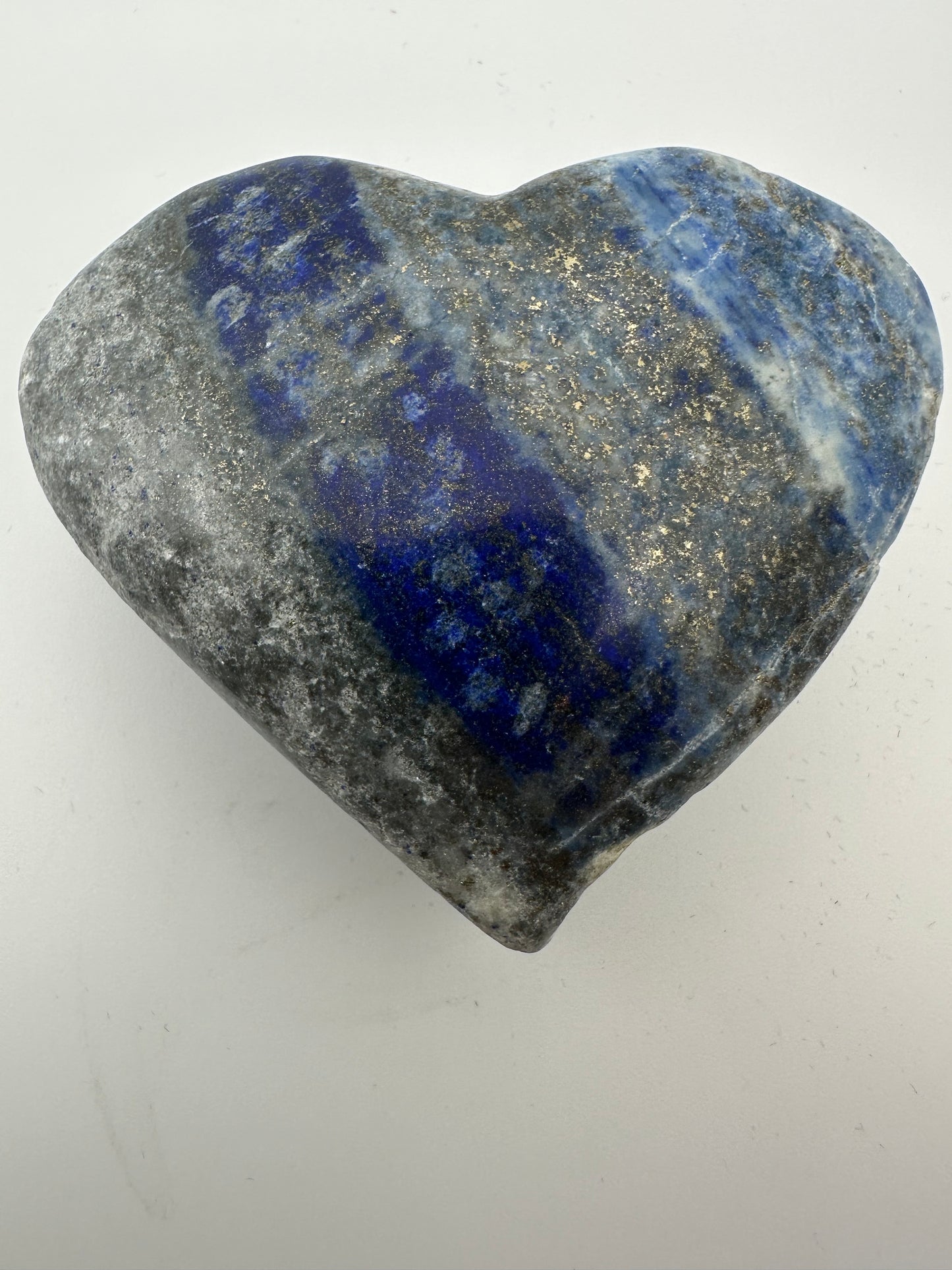 Lapis Lazuli Heart Carving