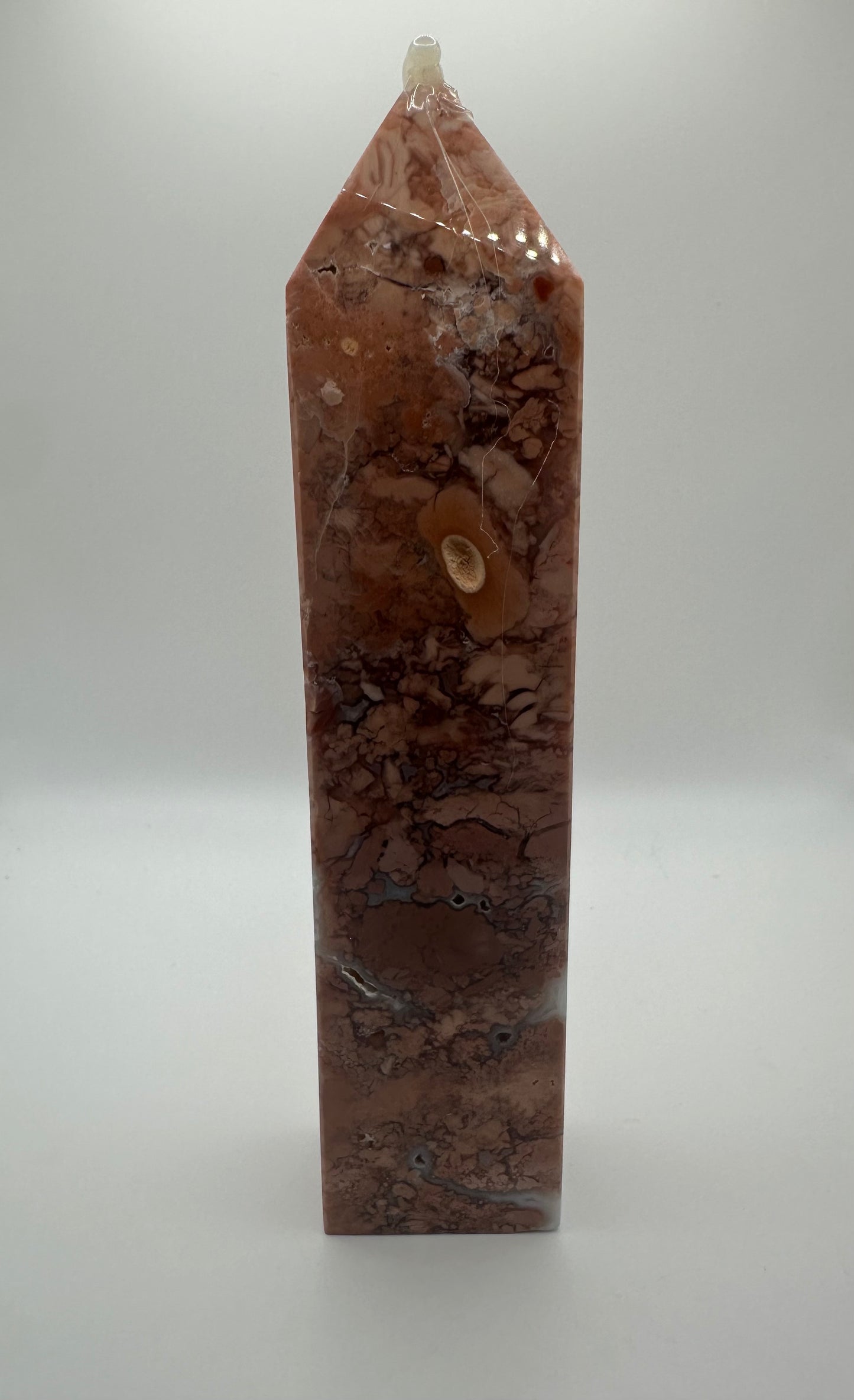 Cotton Candy Agate Tower