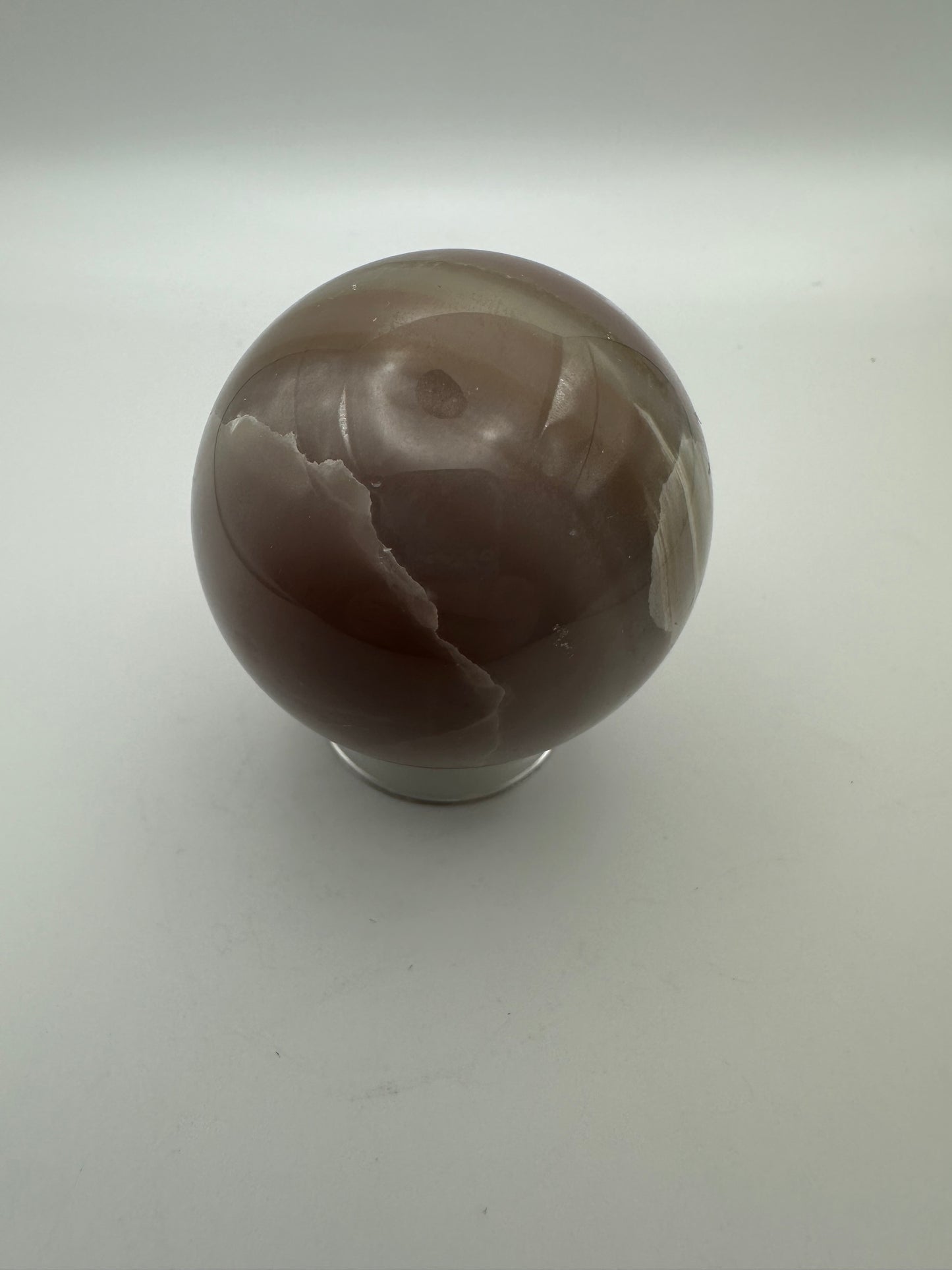 Pink Pistachio Calcite Sphere