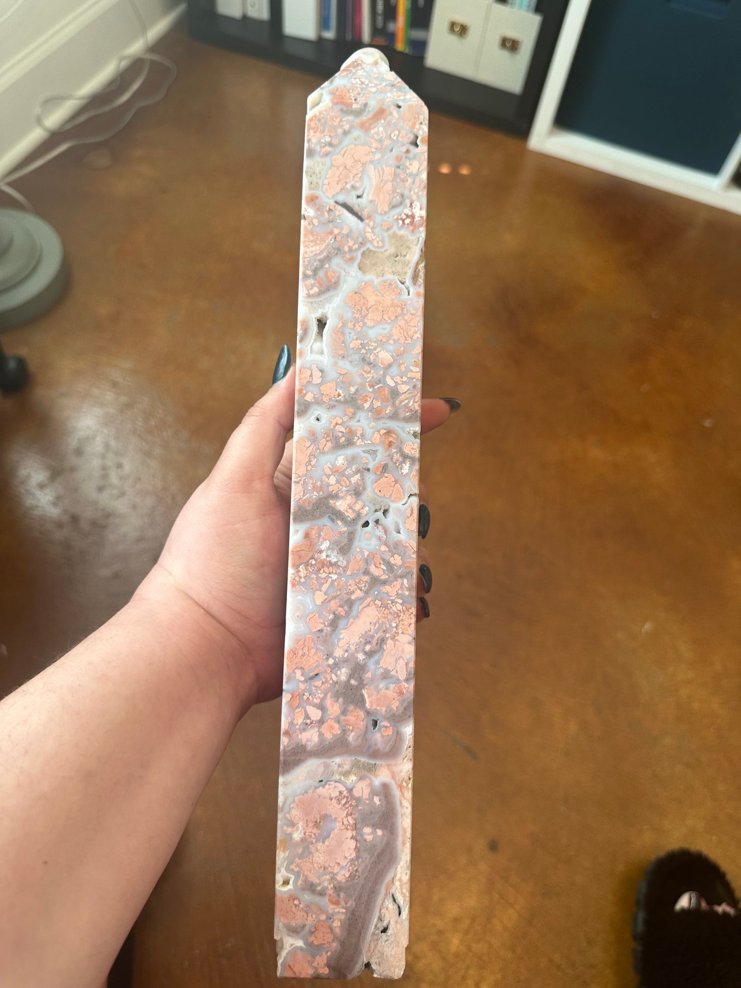 Cotton Candy Agate Tower
