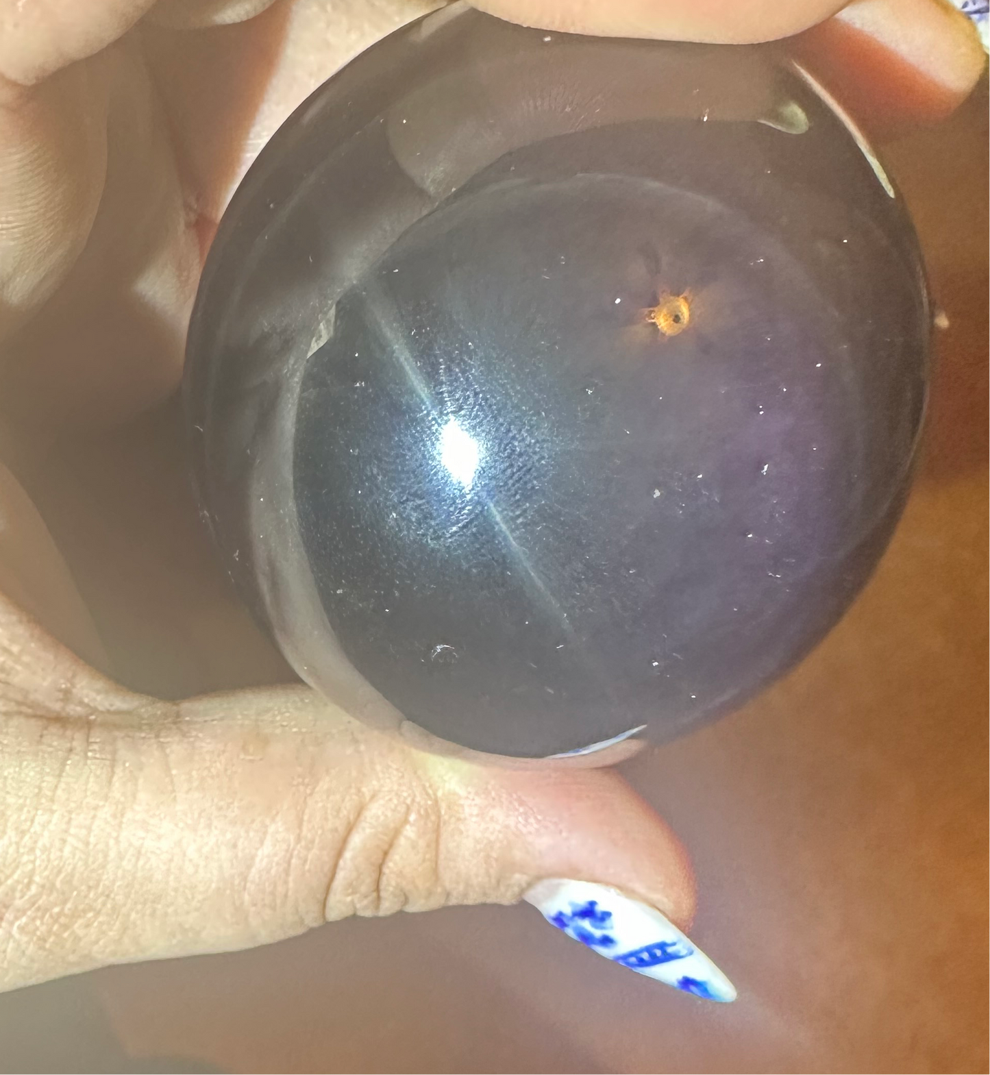 Medium Rainbow Obsidian Sphere