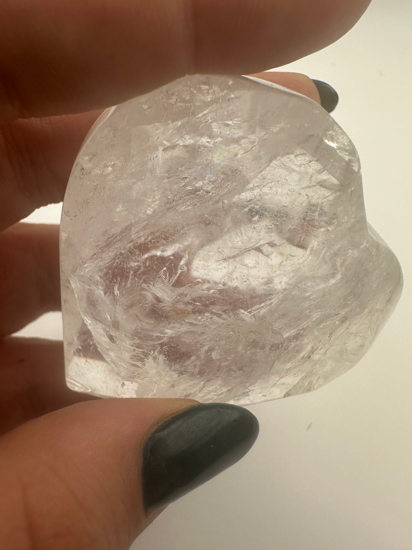 Clear Quartz Heart