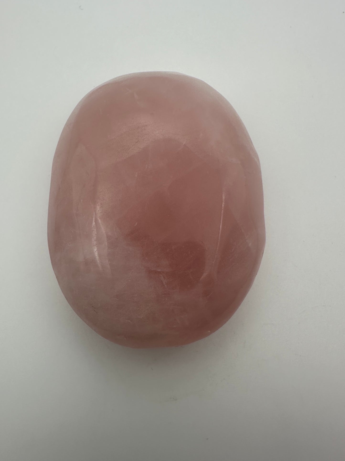 XL Rose Quartz Palm Stone