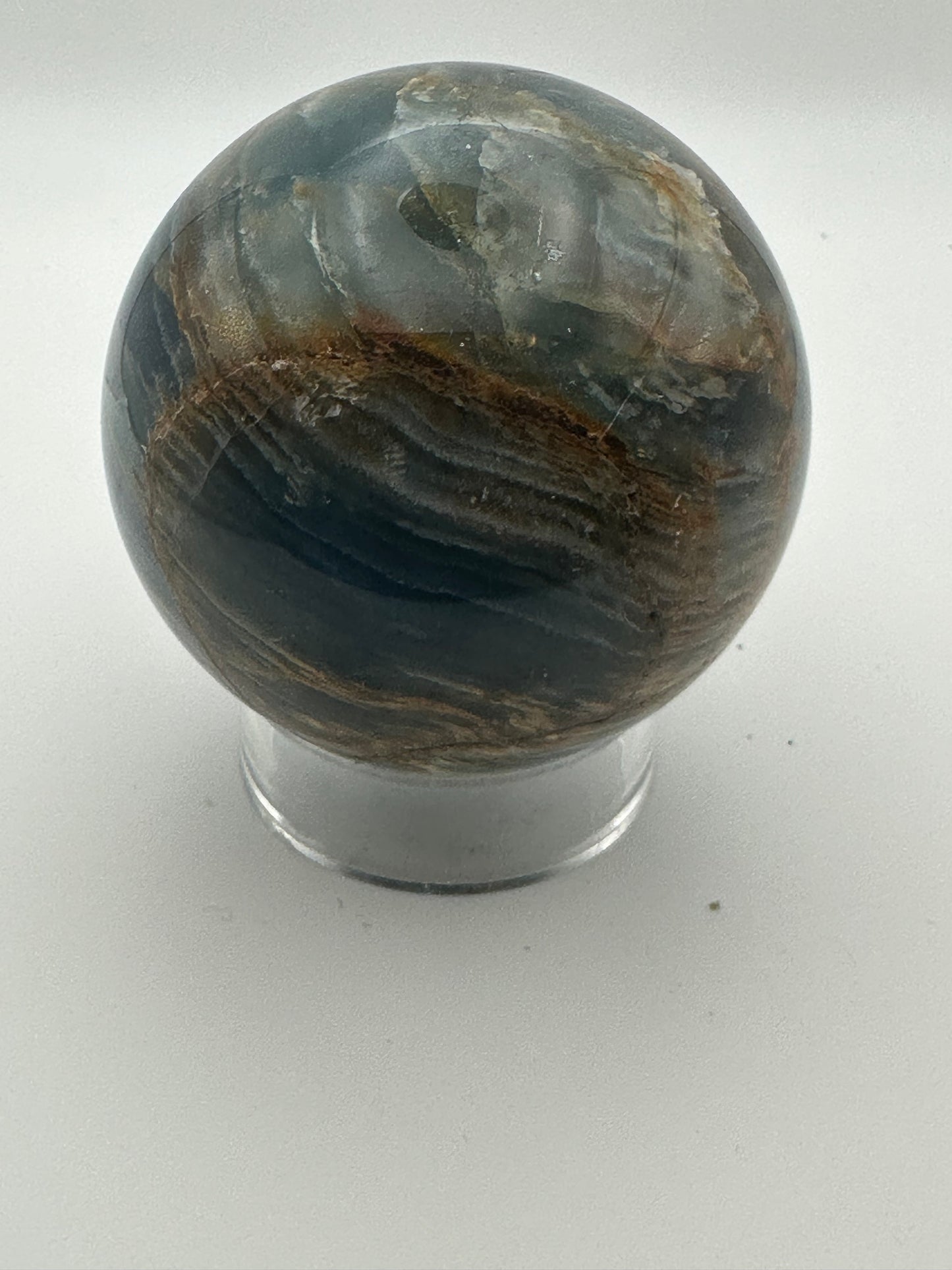 Large Blue Onyx Sphere