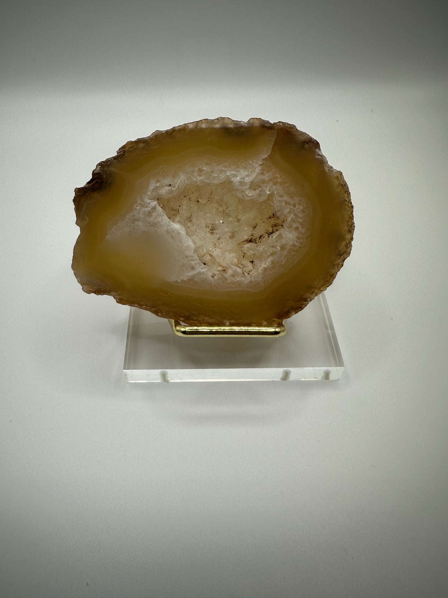 Druzy Agate Slice
