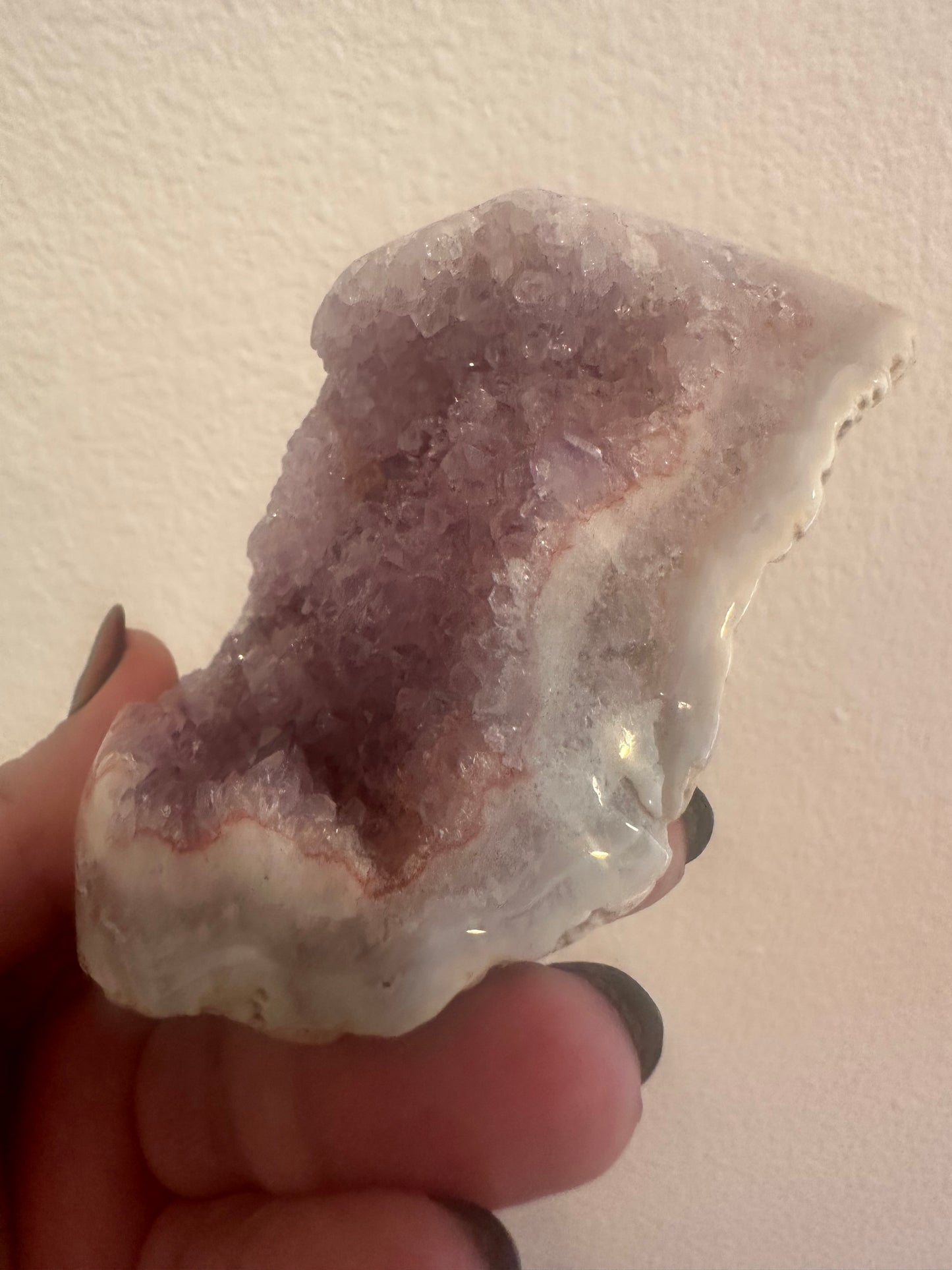 Pink/Purple Amethyst Flower Agate Specimen