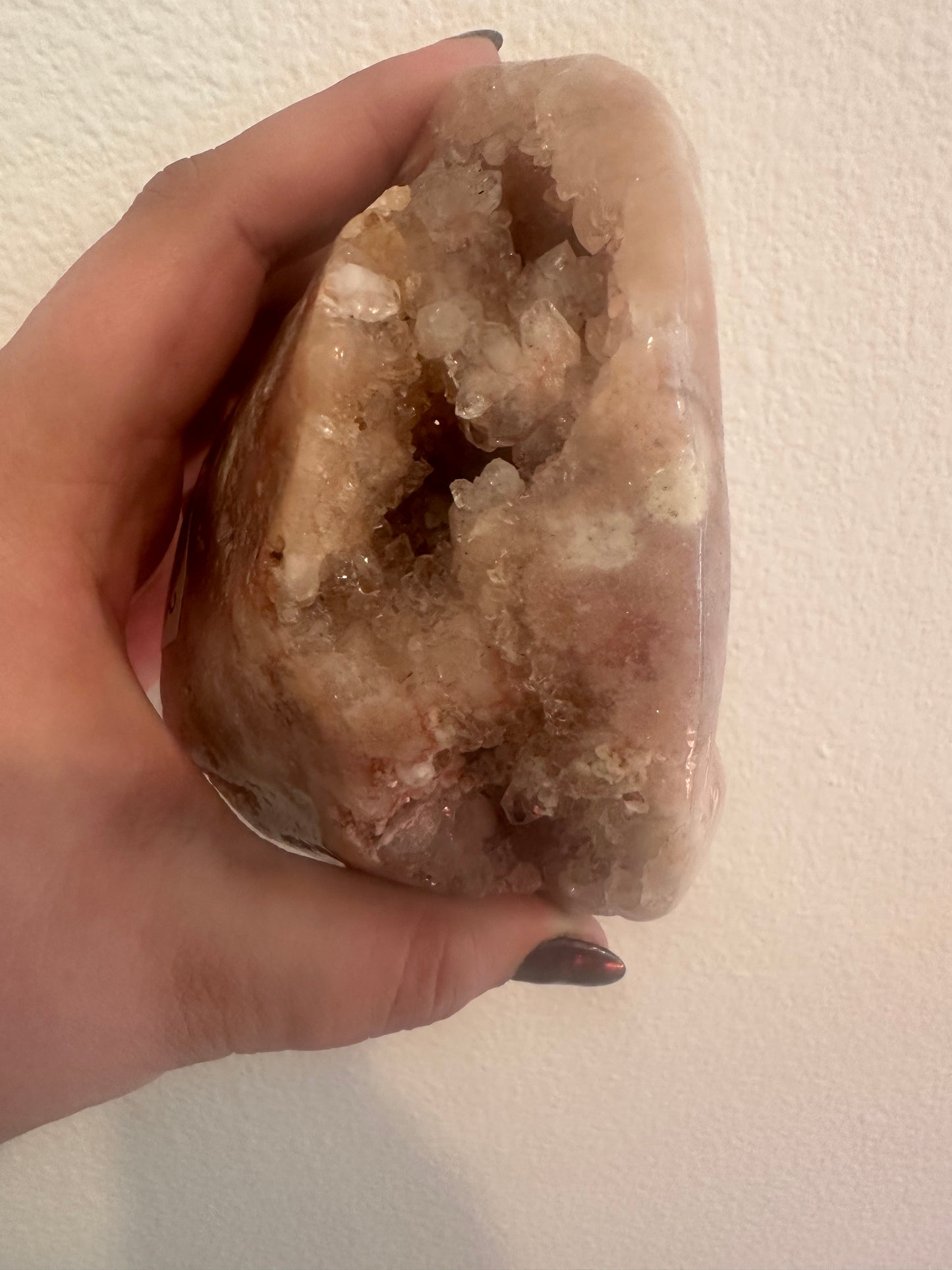 Pink Amethyst Flower Agate Specimen