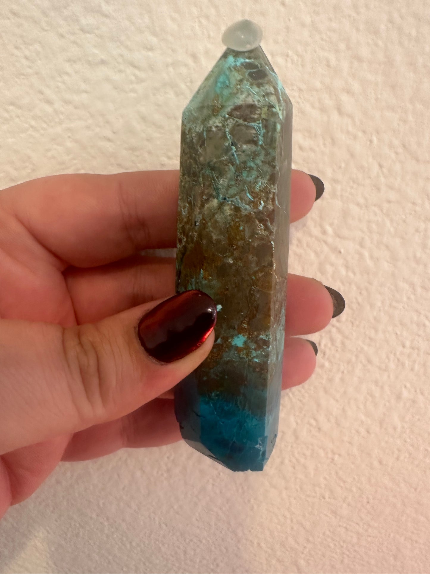 Chryscollla Azurite Point