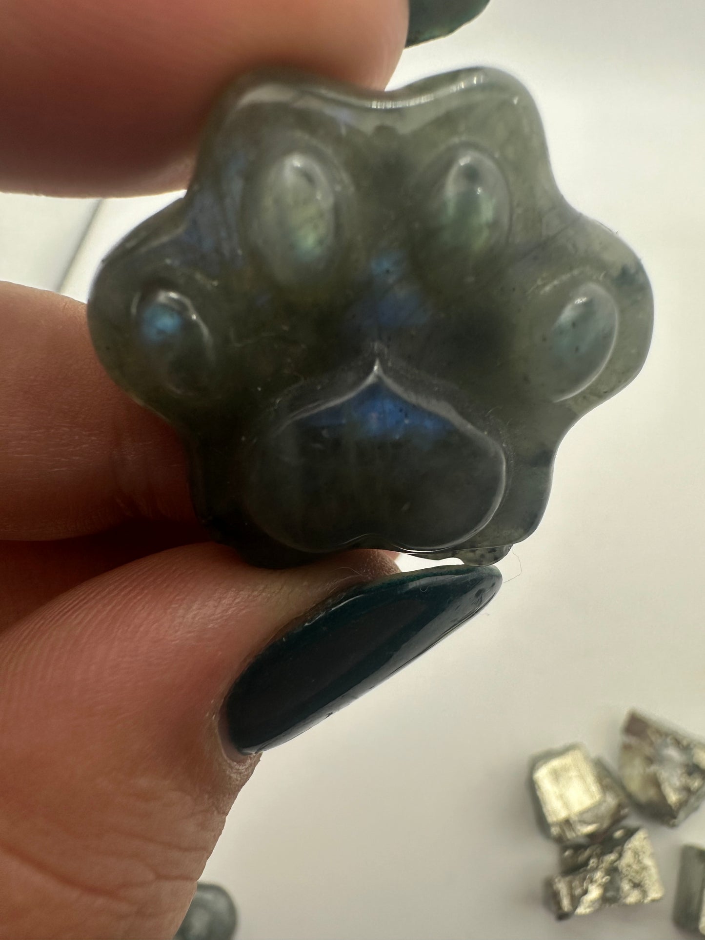 Labradorite Paw Print