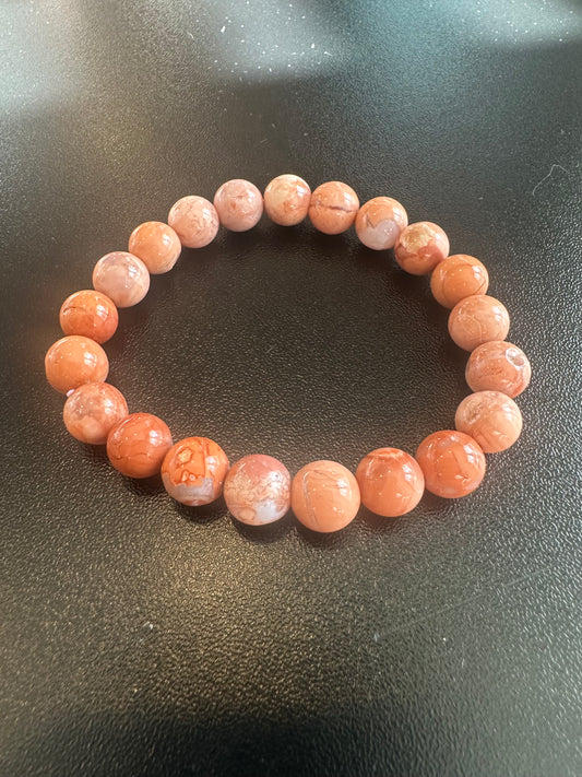 Cotton Candy Agate Bracelet