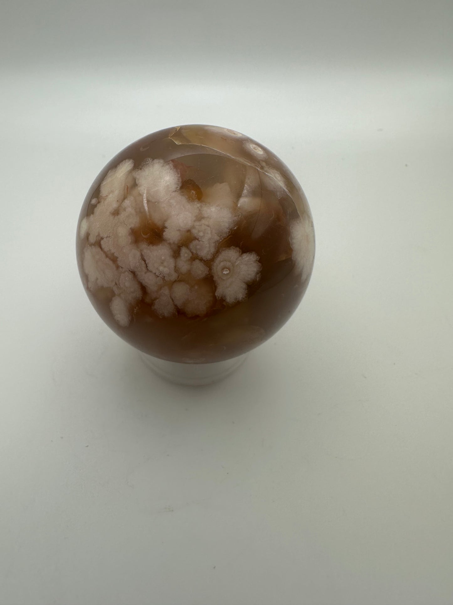 Flower Agate Sphere