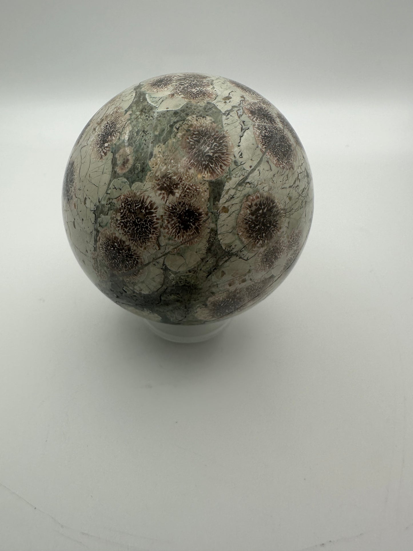 Russian Flower Agate Sphere