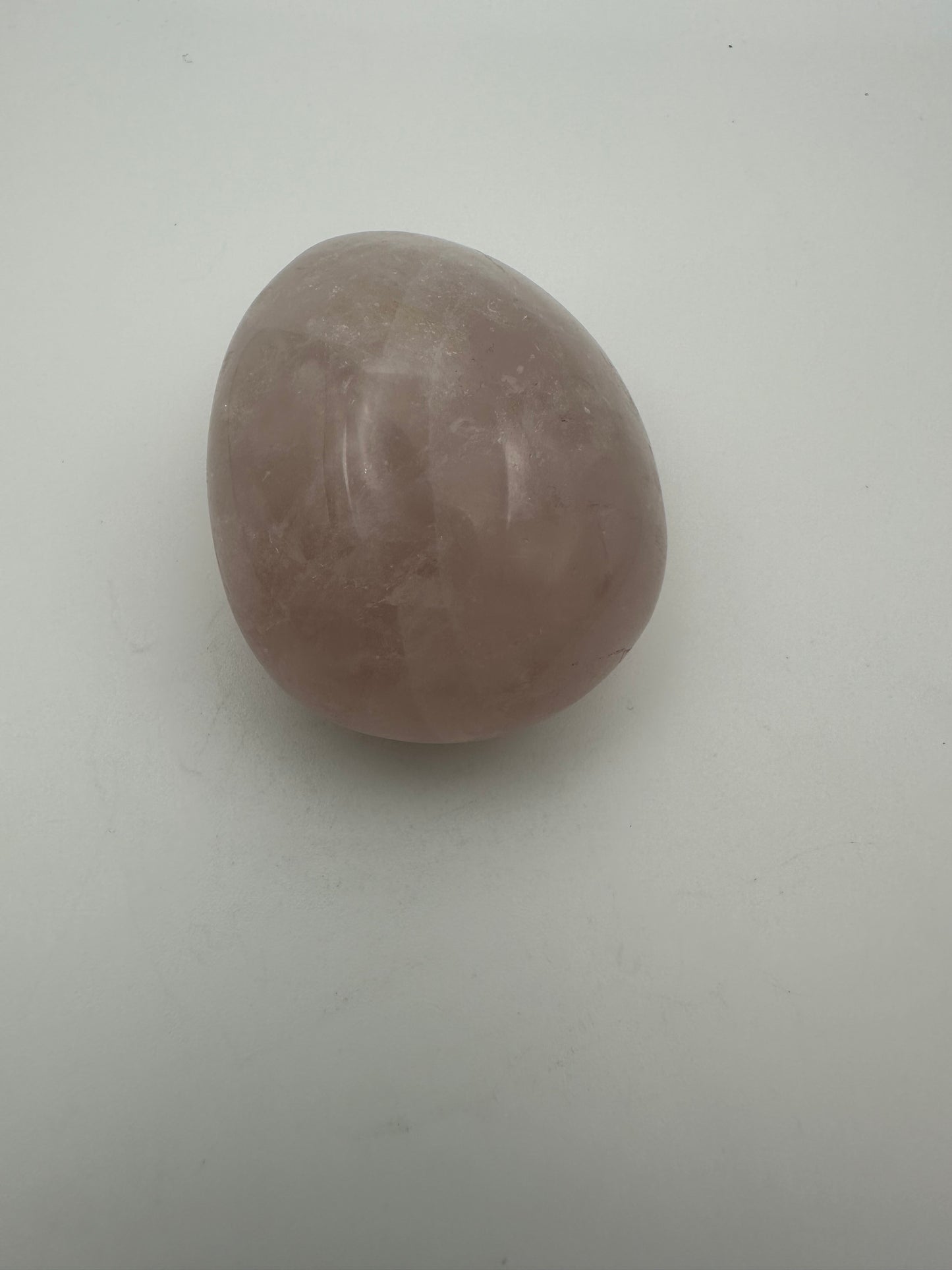 Large Rose Quartz Palm Stone