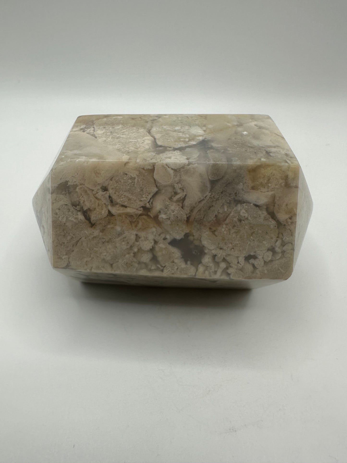 Chunky Flower Agate Double Point