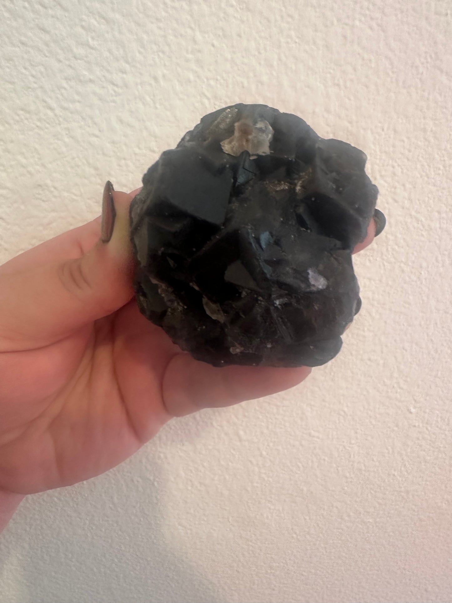 Black Fluorite Specimen