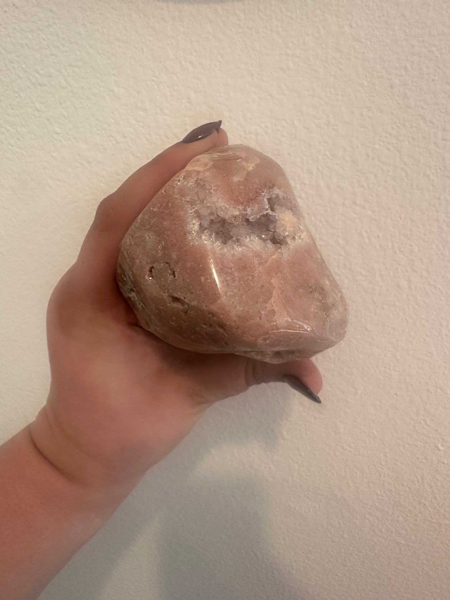 Pink Amethyst Flower Agate Specimen