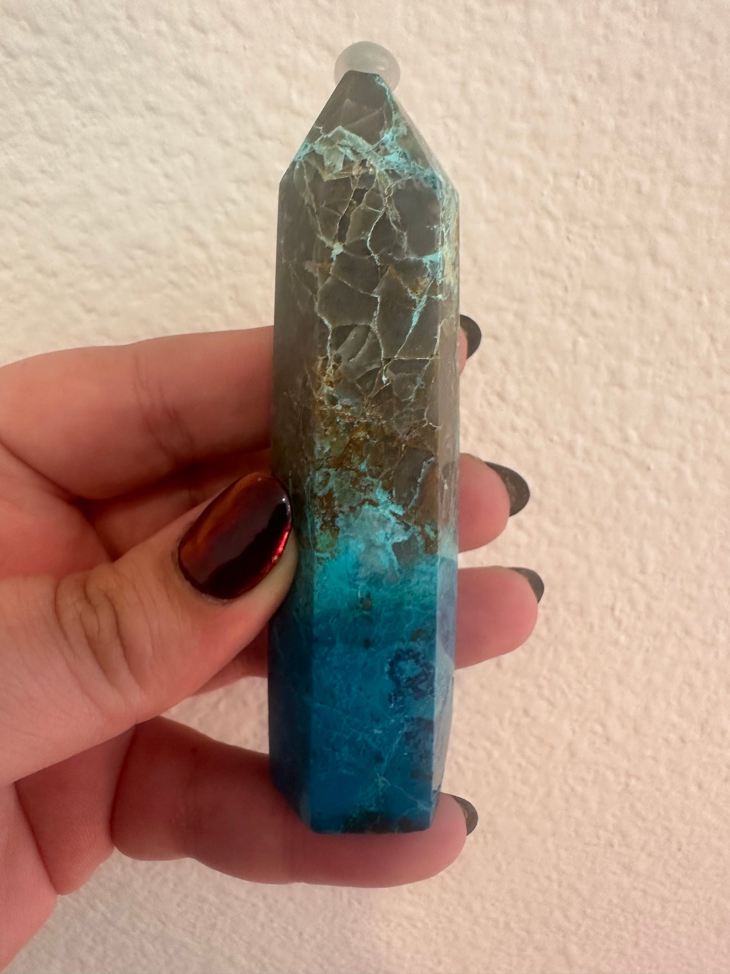 Chryscollla Azurite Point