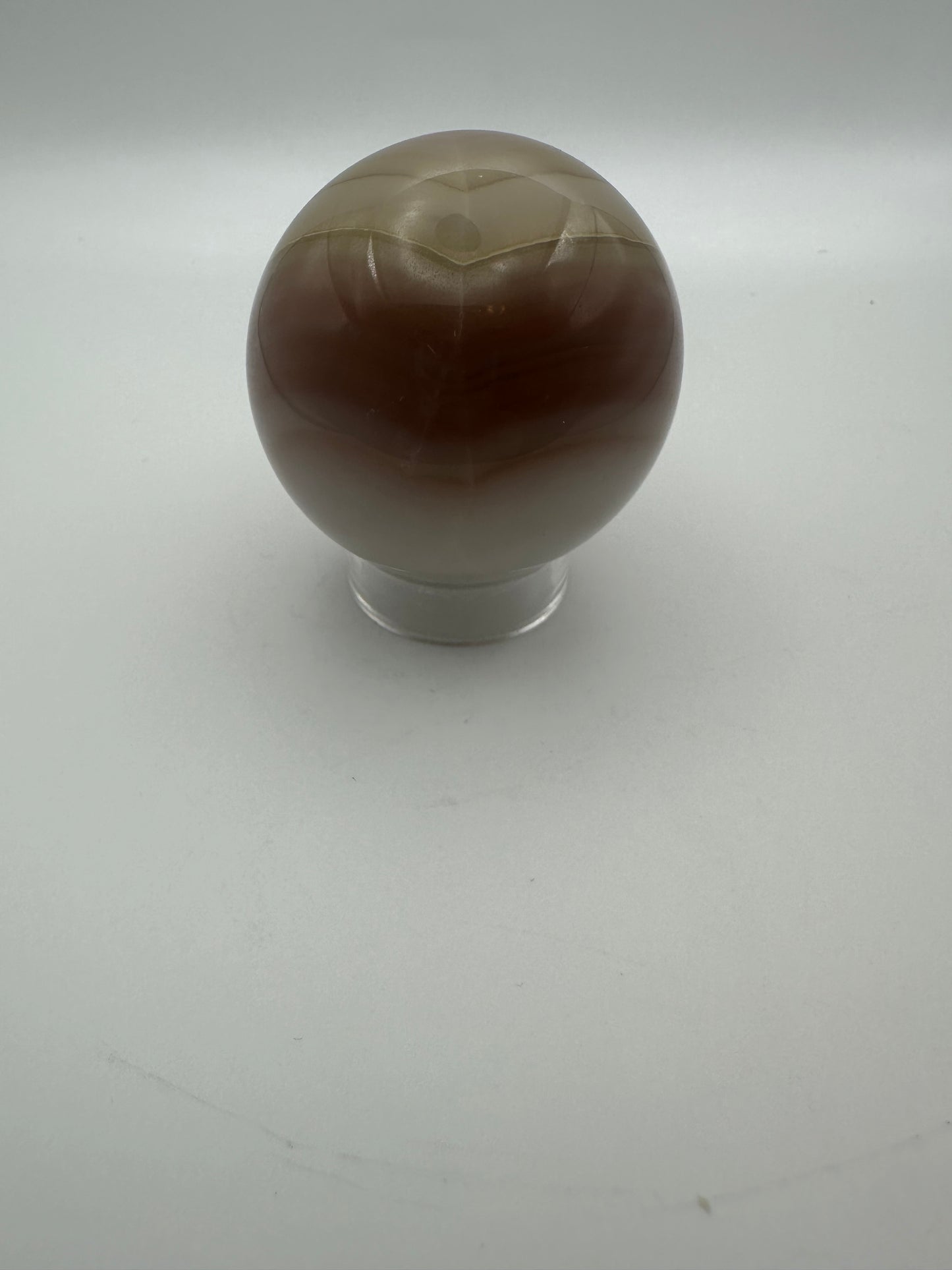 Pink Pistachio Calcite Sphere