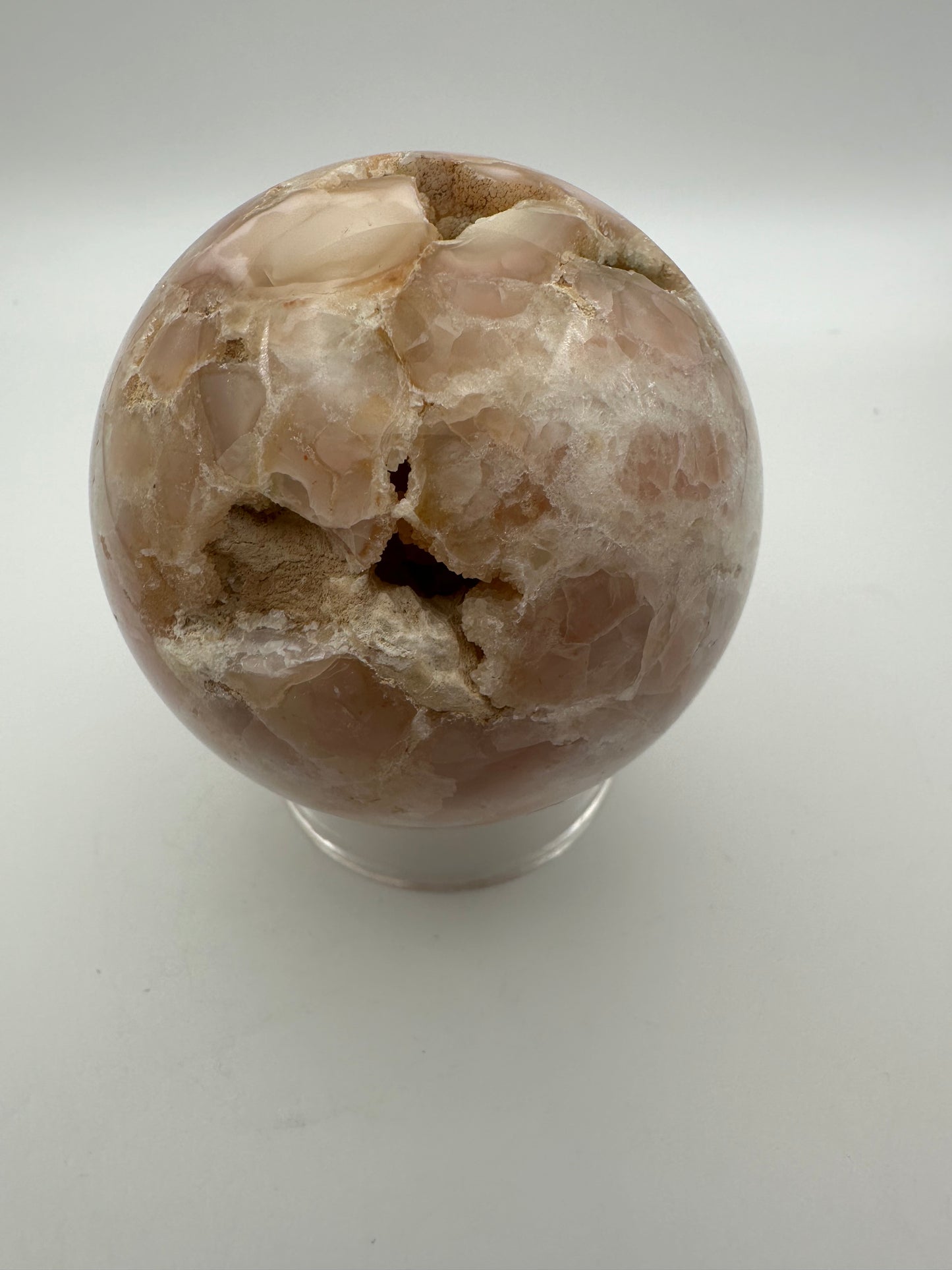 Pink Amethyst Agate Sphere