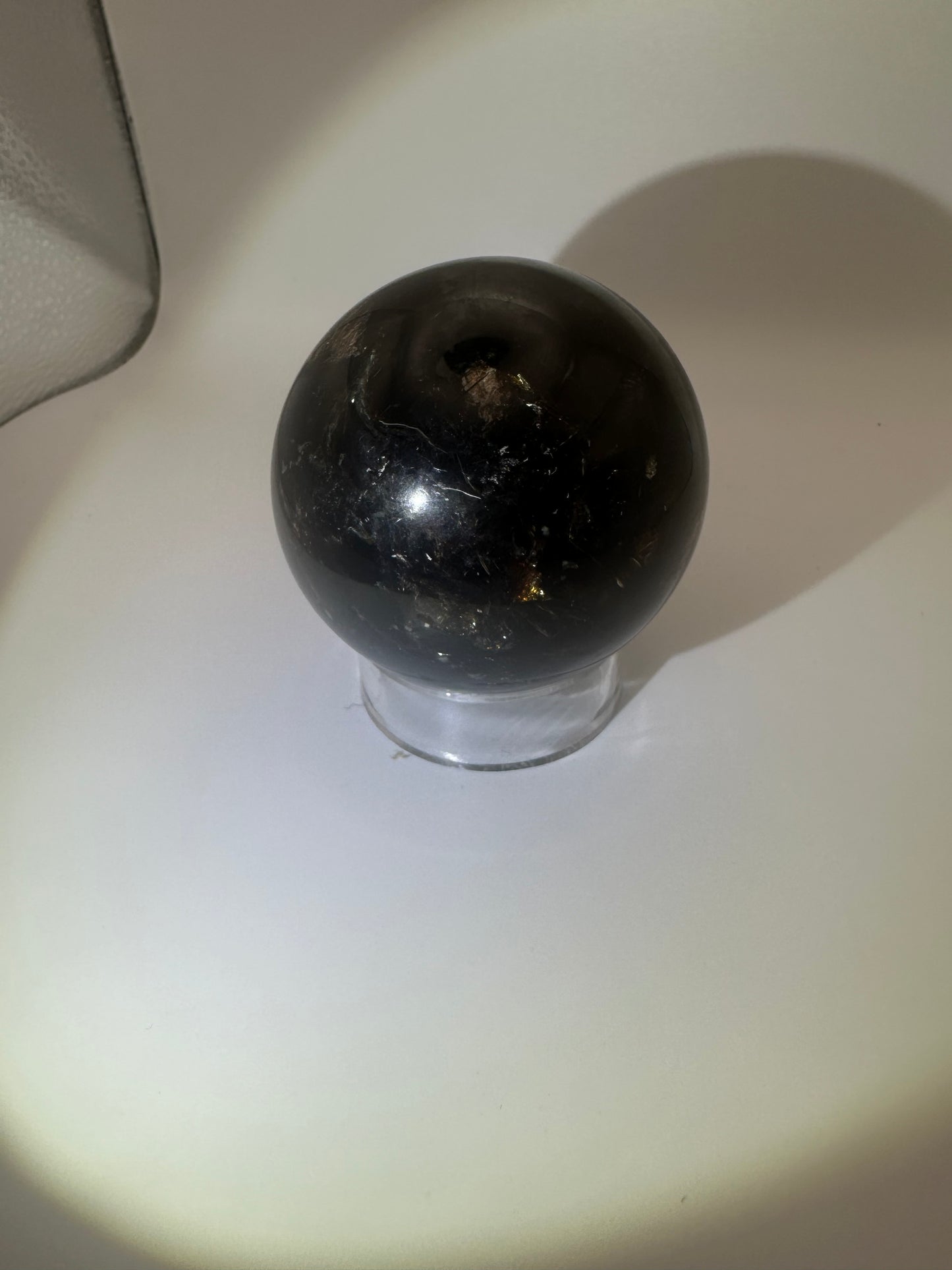 Medium Black/Dark Green Gold Mica Sphere