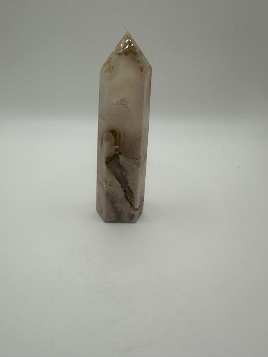Pink Flower Agate Point