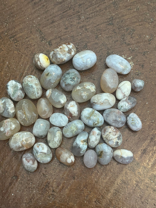 Flower Agate Tumbles
