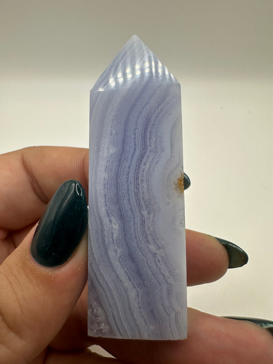 Blue Lace Agate Tower