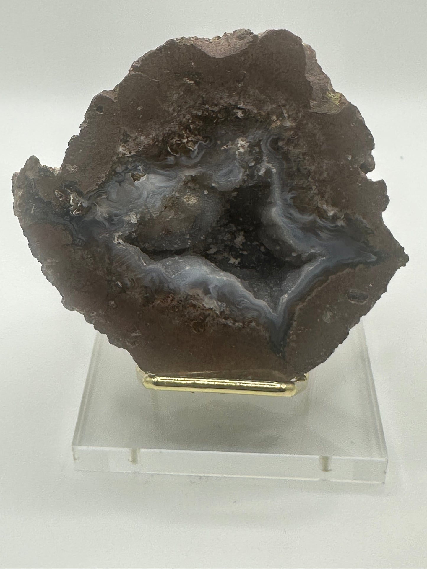 Agate Geode Half
