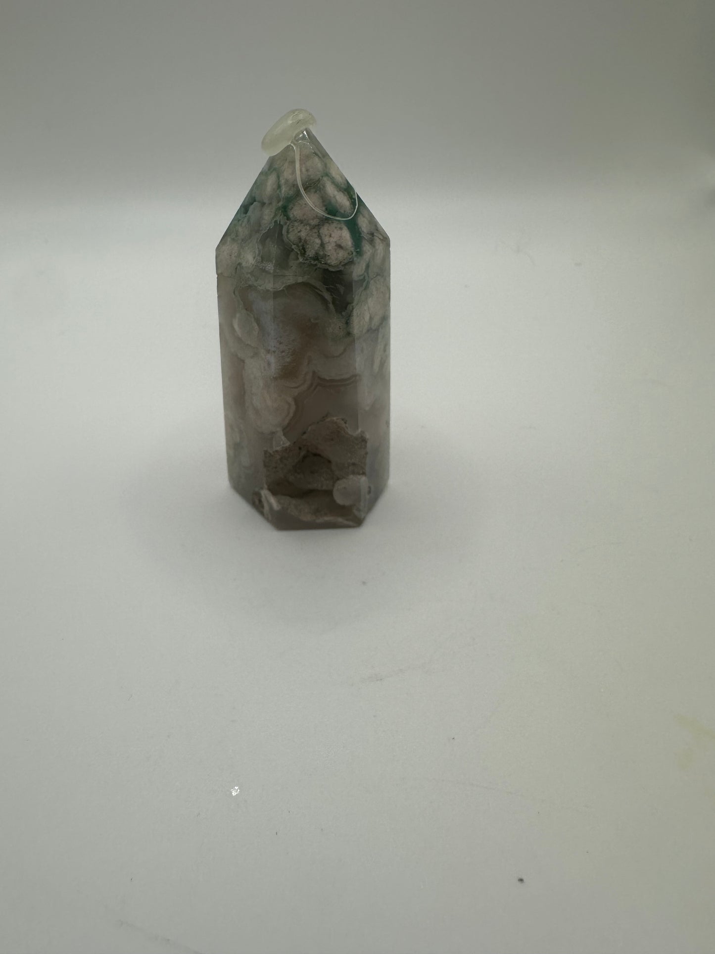 Green Flower Agate Point