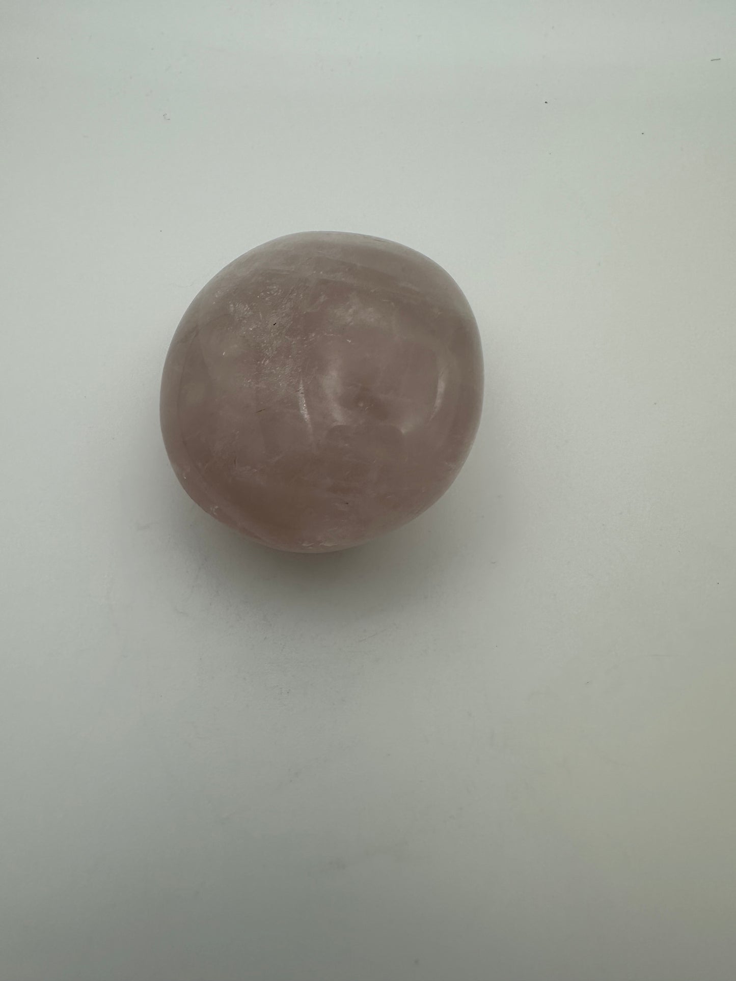 Large Rose Quartz Palm Stone