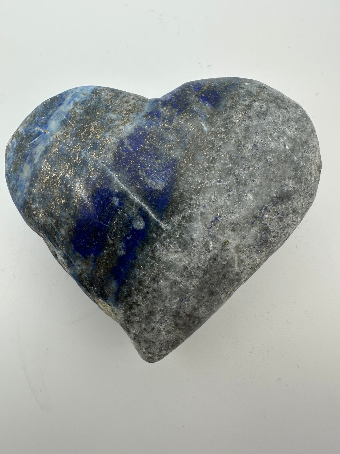 Lapis Lazuli Heart Carving