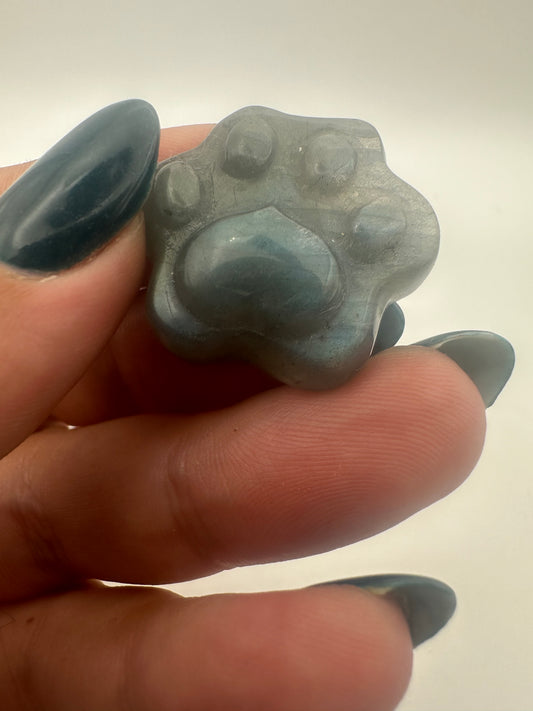 Labradorite Paw Print