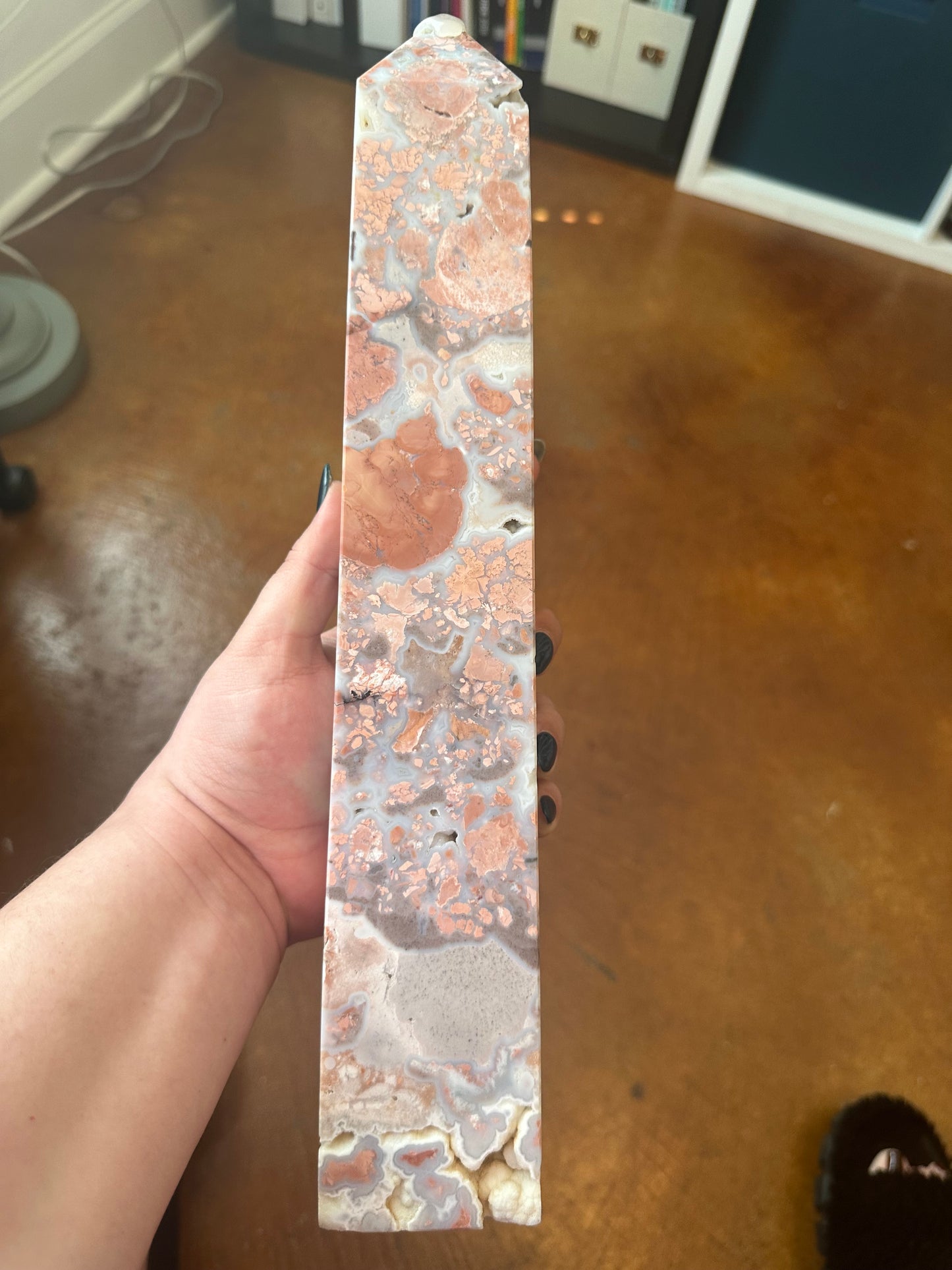 Cotton Candy Agate Tower