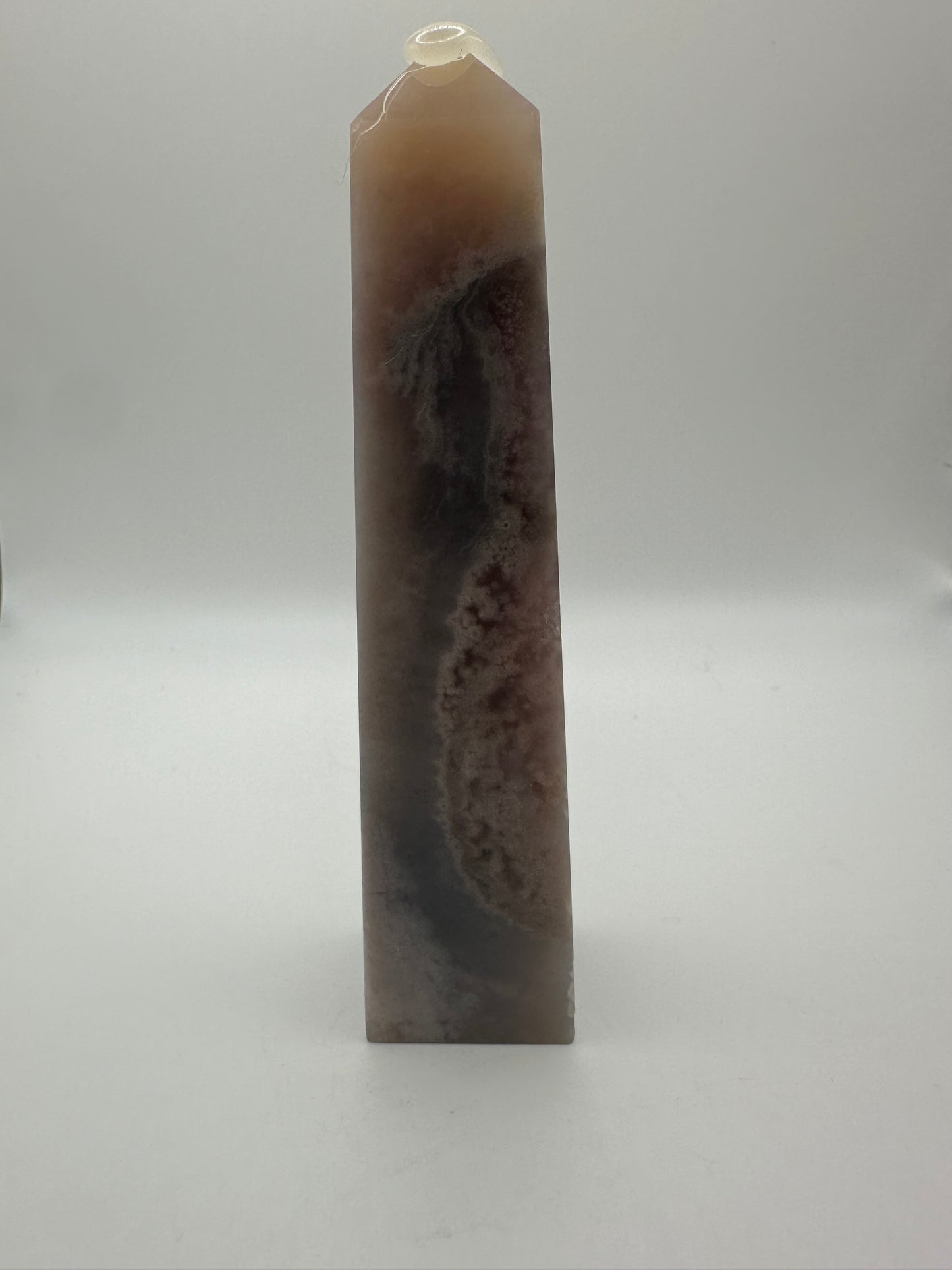 Pink Amethyst Flower Agate Tower