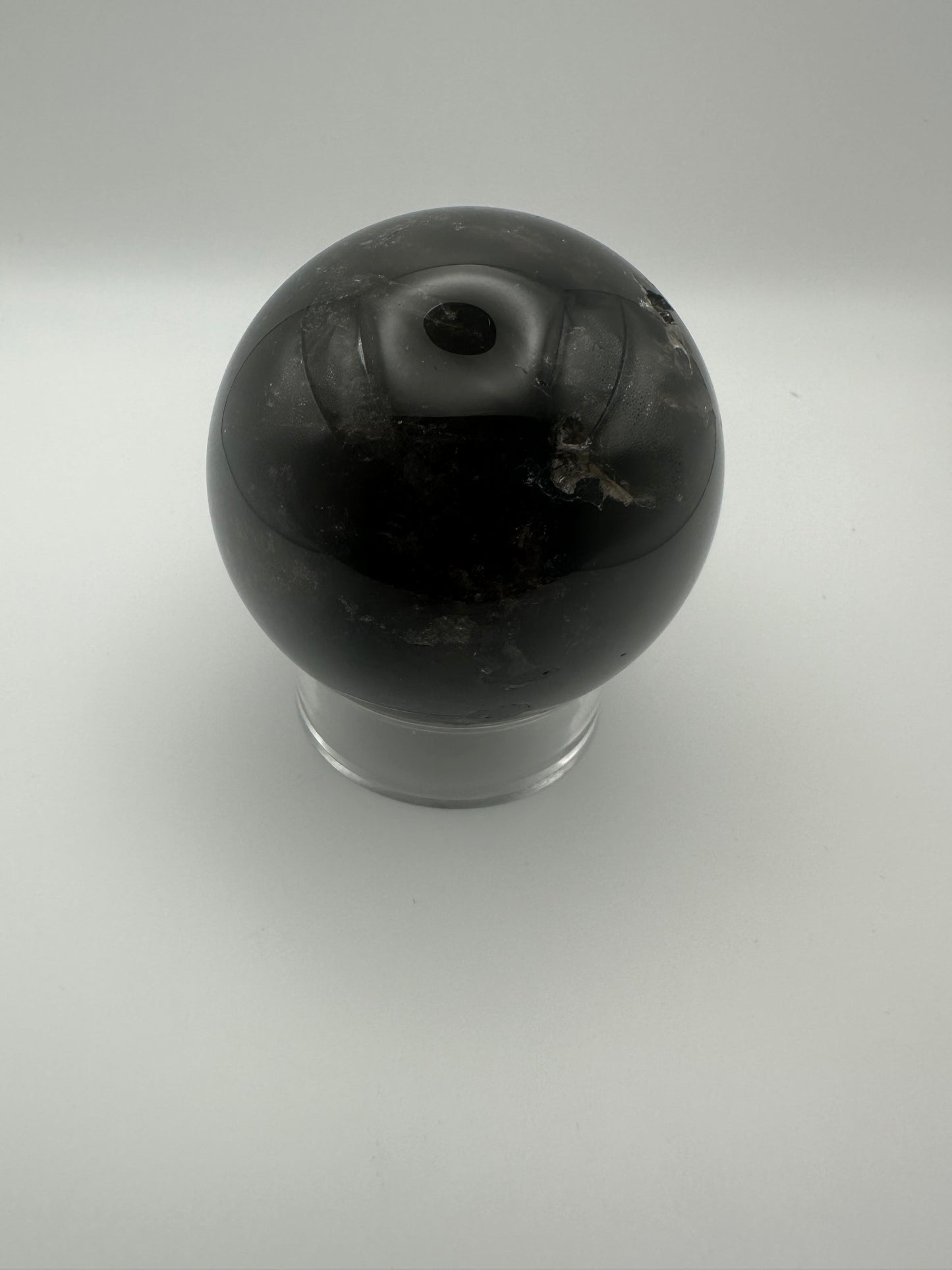 Large Black/ Dark Green Gold Mica Sphere