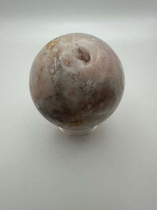 Druzy Pink Amethyst Flower Agate Sphere