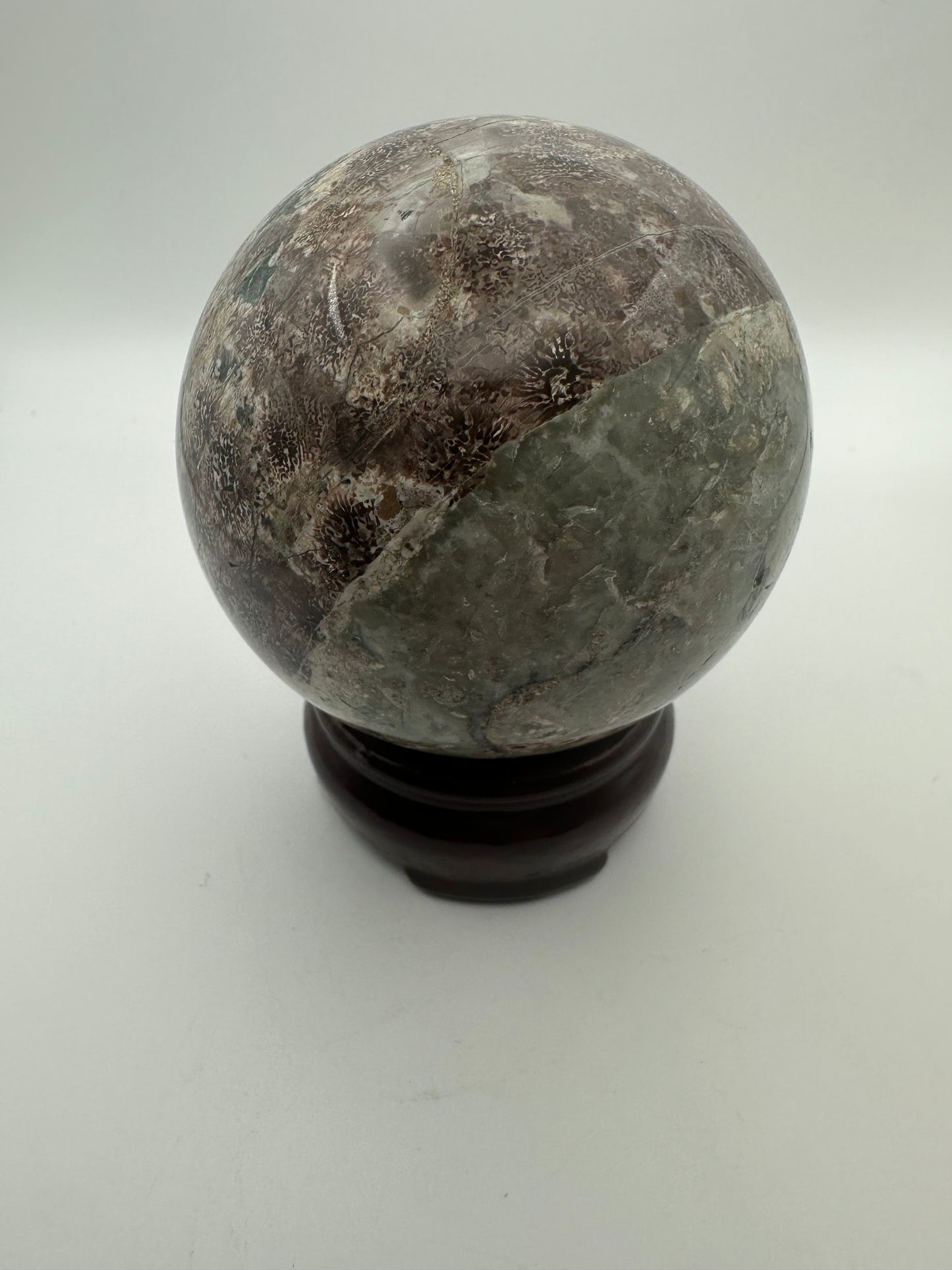 Russian Flower Agate Sphere