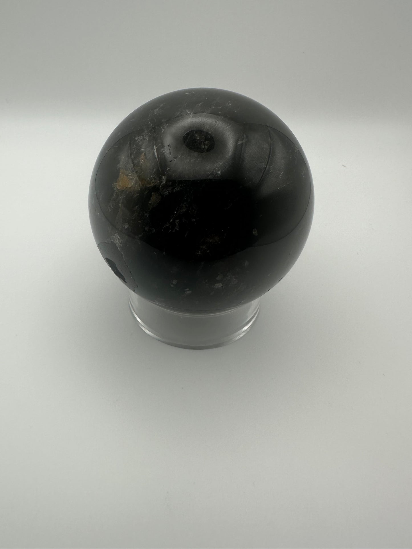 Large Black/ Dark Green Gold Mica Sphere