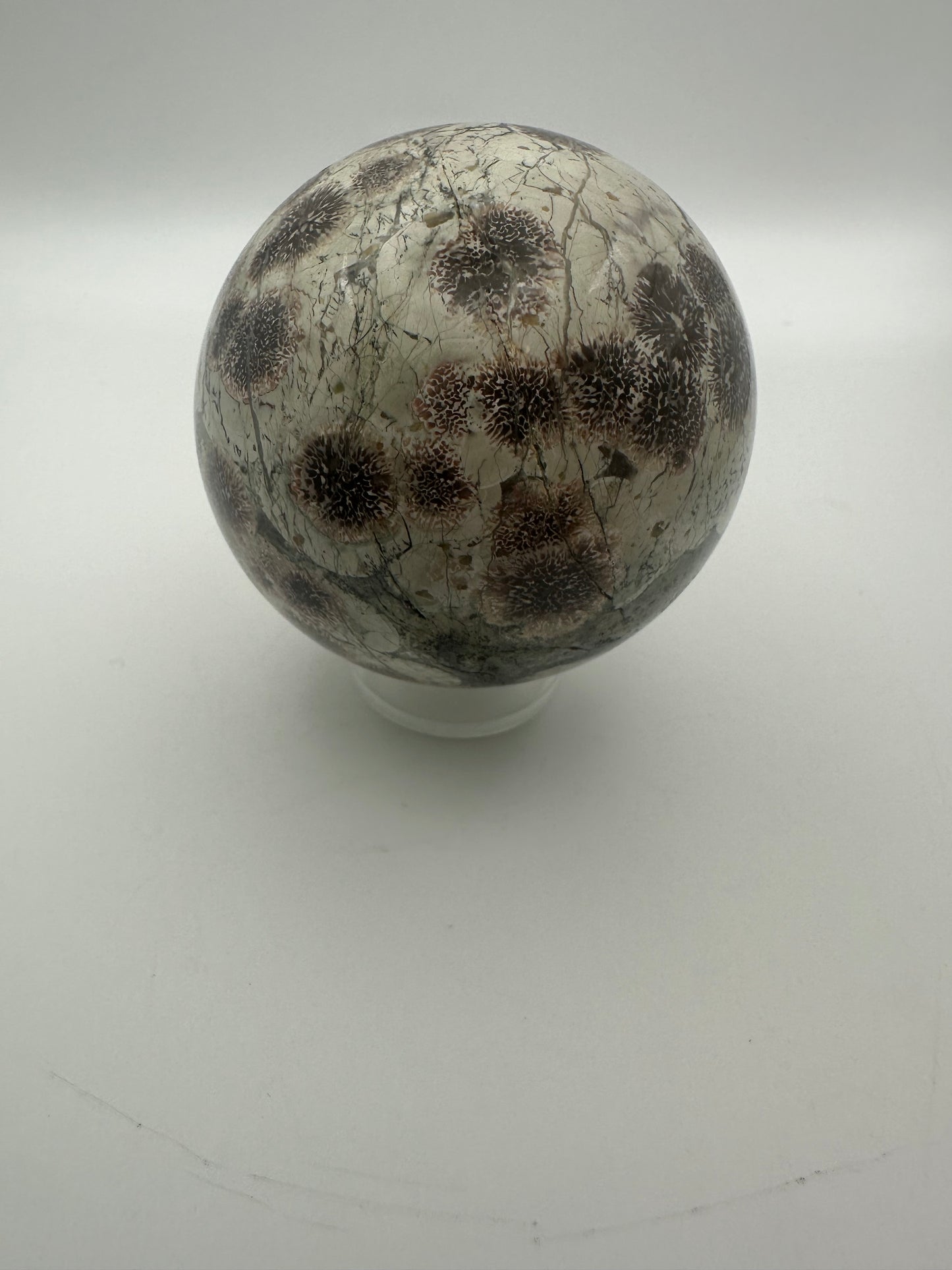 Russian Flower Agate Sphere