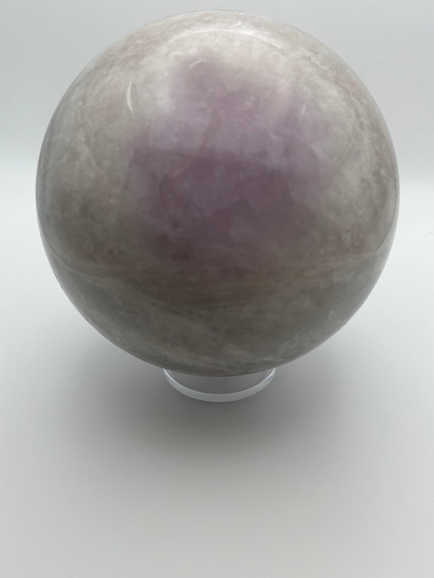 XL Mexican Crazy Lace Agate/Amethyst Sphere
