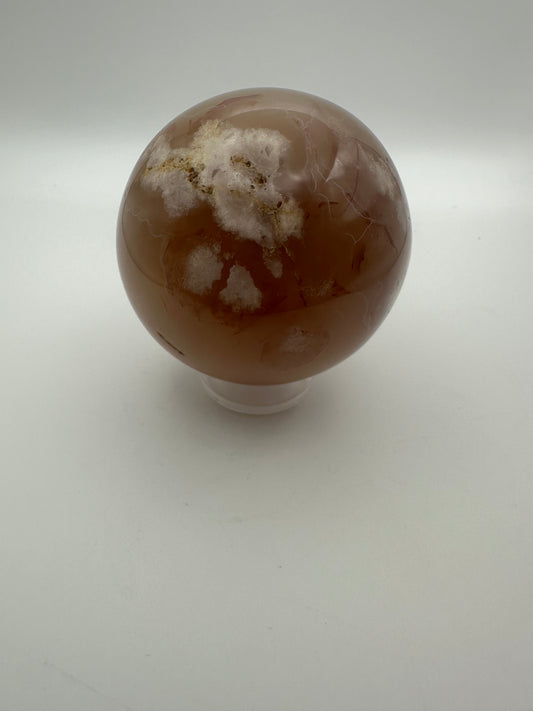 Flower Agate Sphere