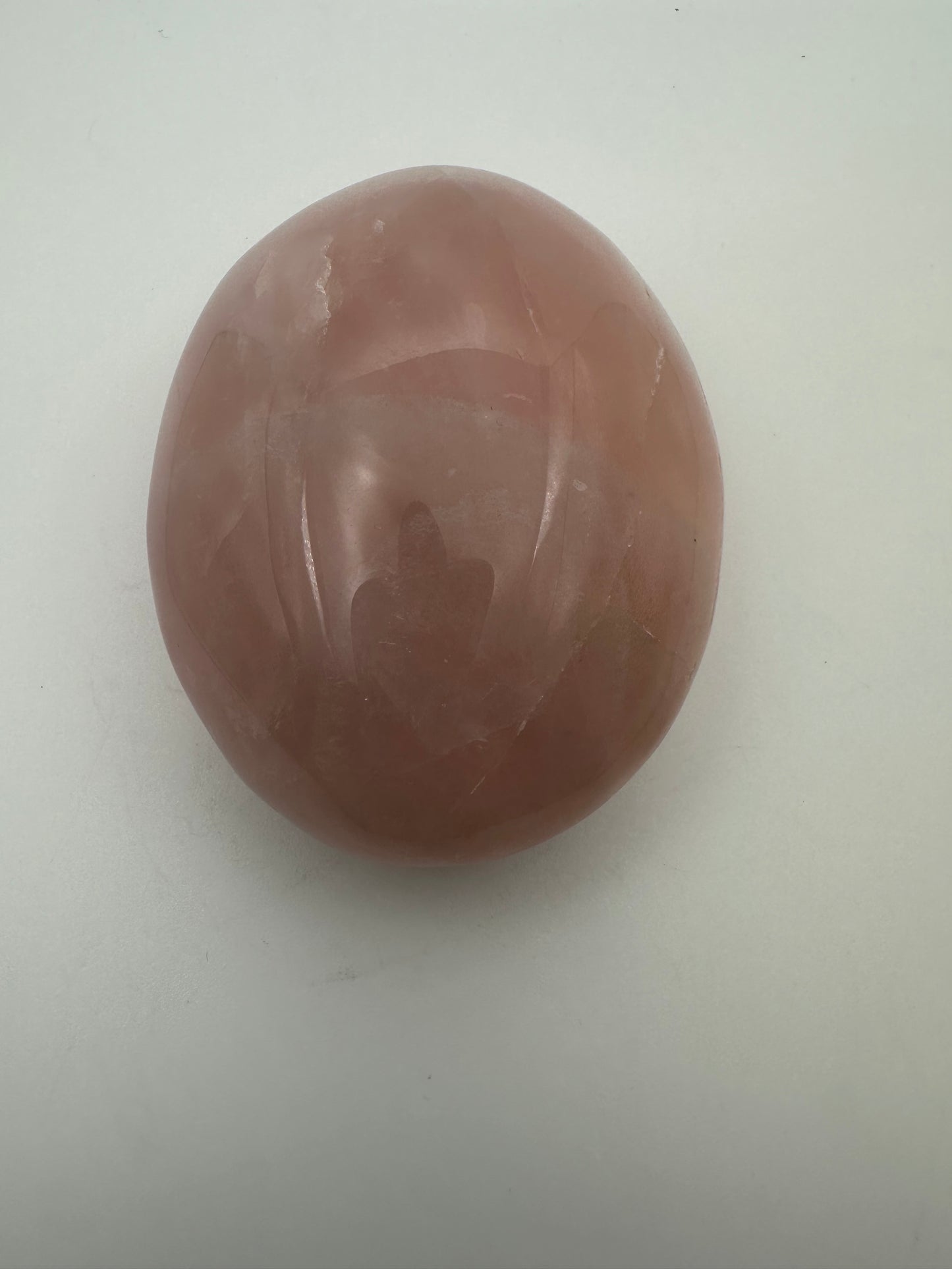 XL Rose Quartz Palm Stone