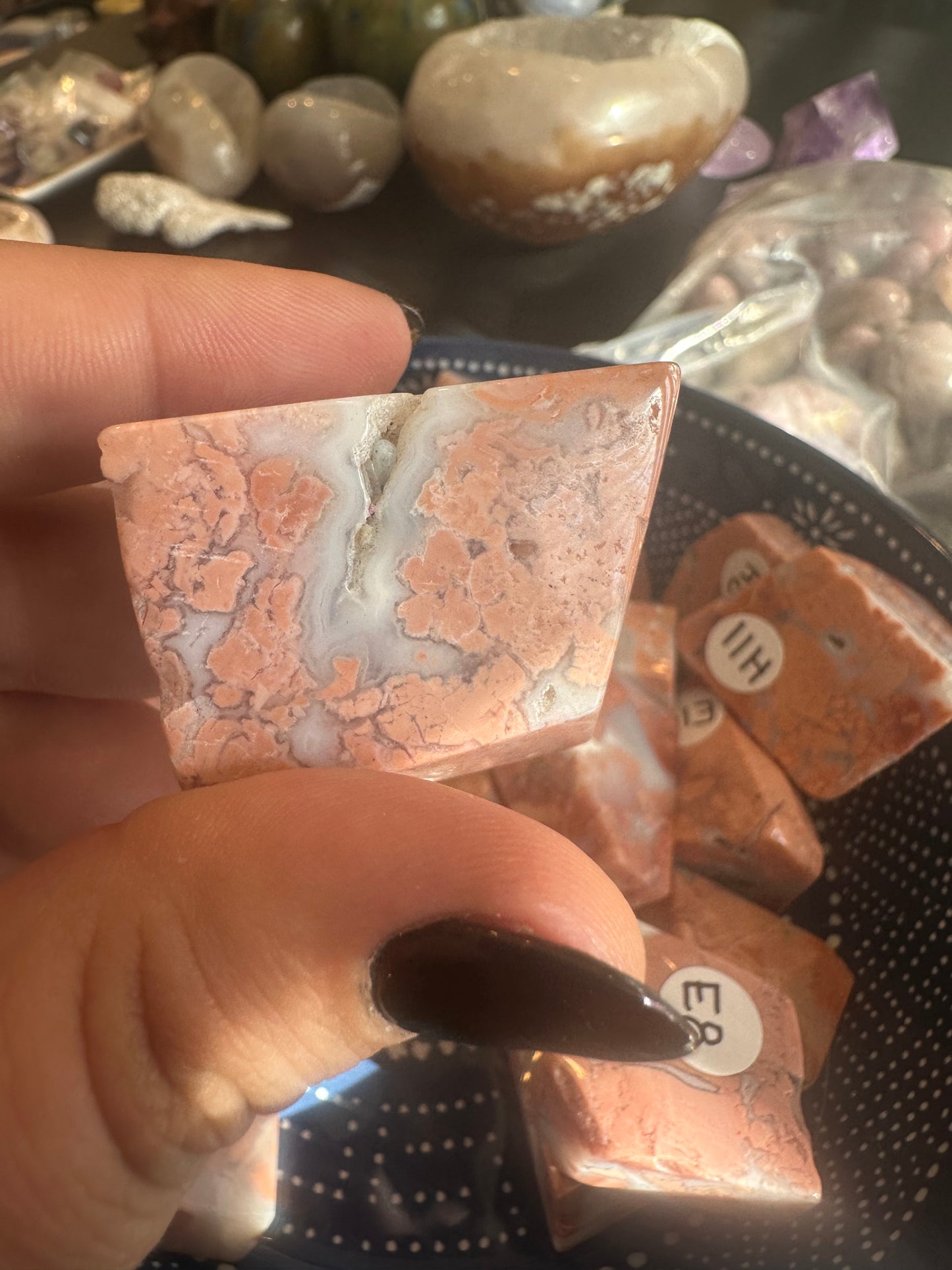 Cotton Candy Agate Freeforms