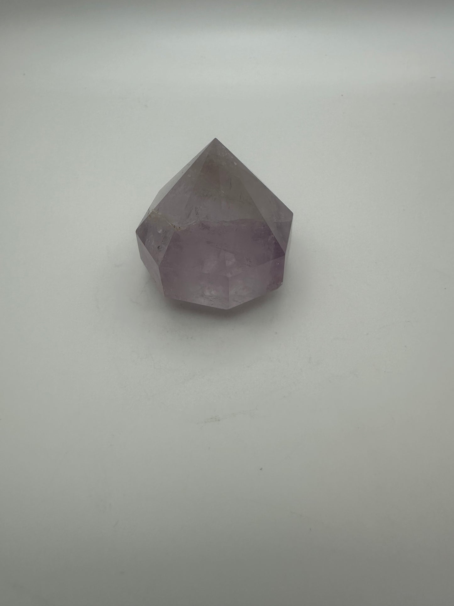 Amethyst Diamond Carving