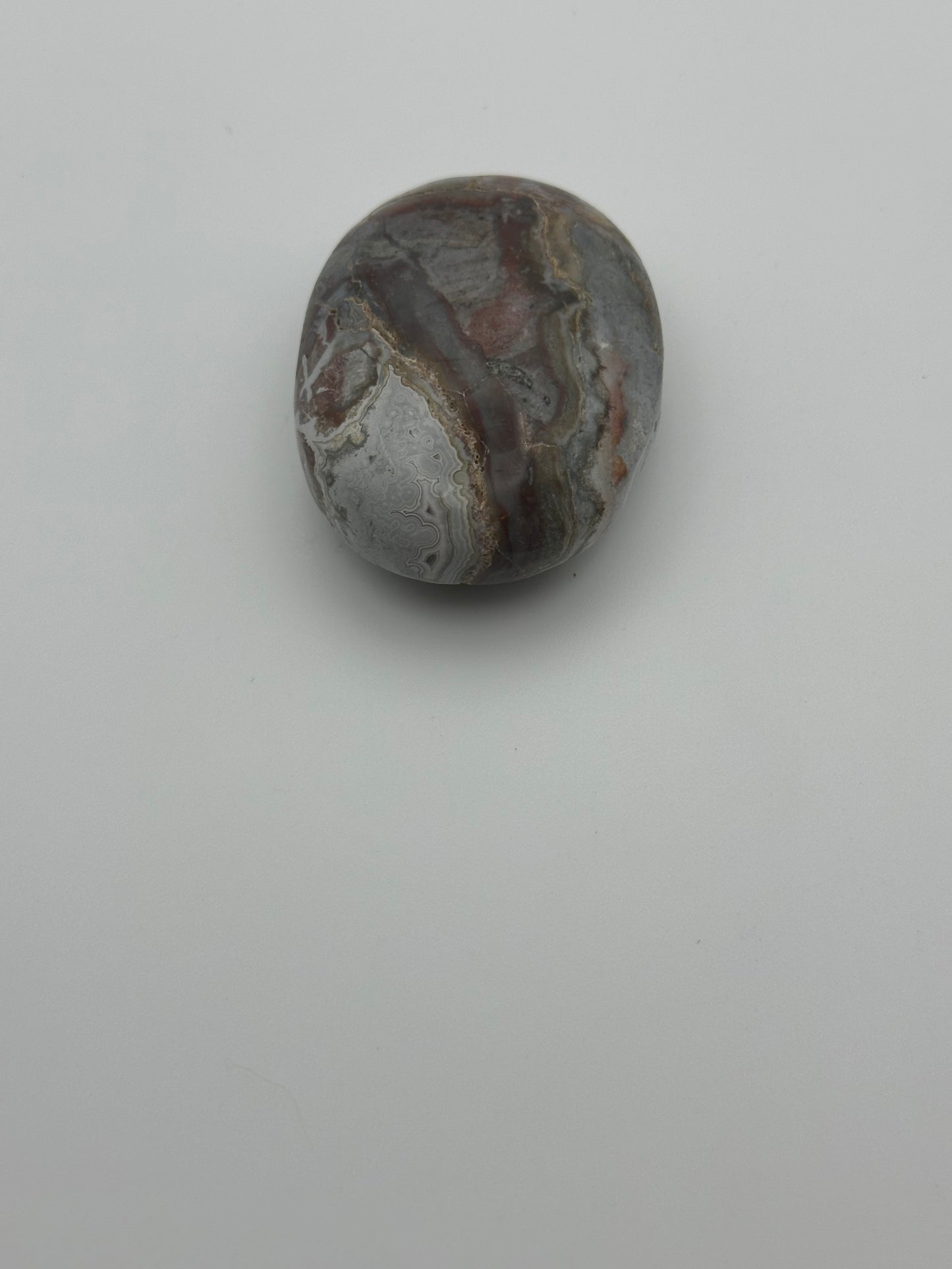 Mexican Crazy Lace Agate Palm Stone