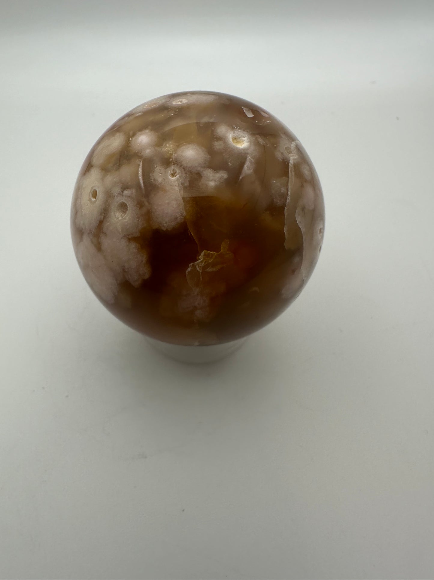 Flower Agate Sphere